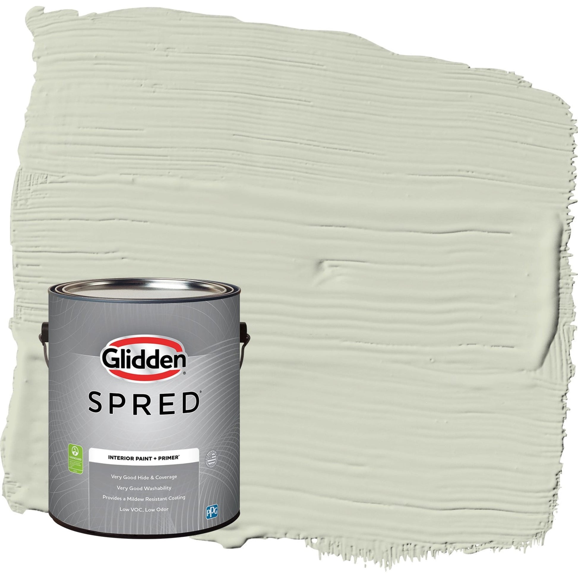Glidden Spred White Sage / Green, Semi-Gloss Interior Paint with Primer, 1 Gallon