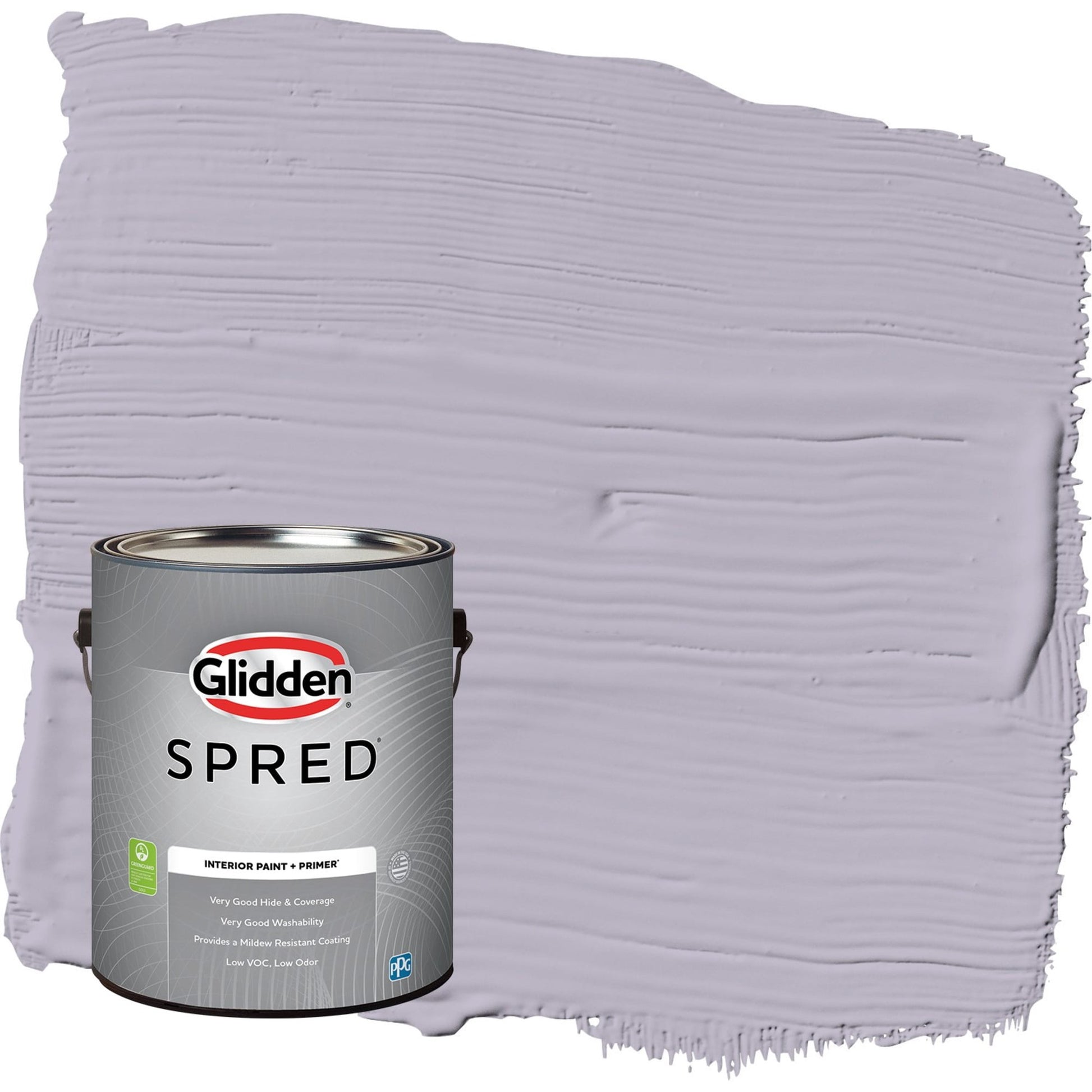 Glidden Spred Cloudberry / Purple, Eggshell Interior Paint with Primer, 1 Gallon