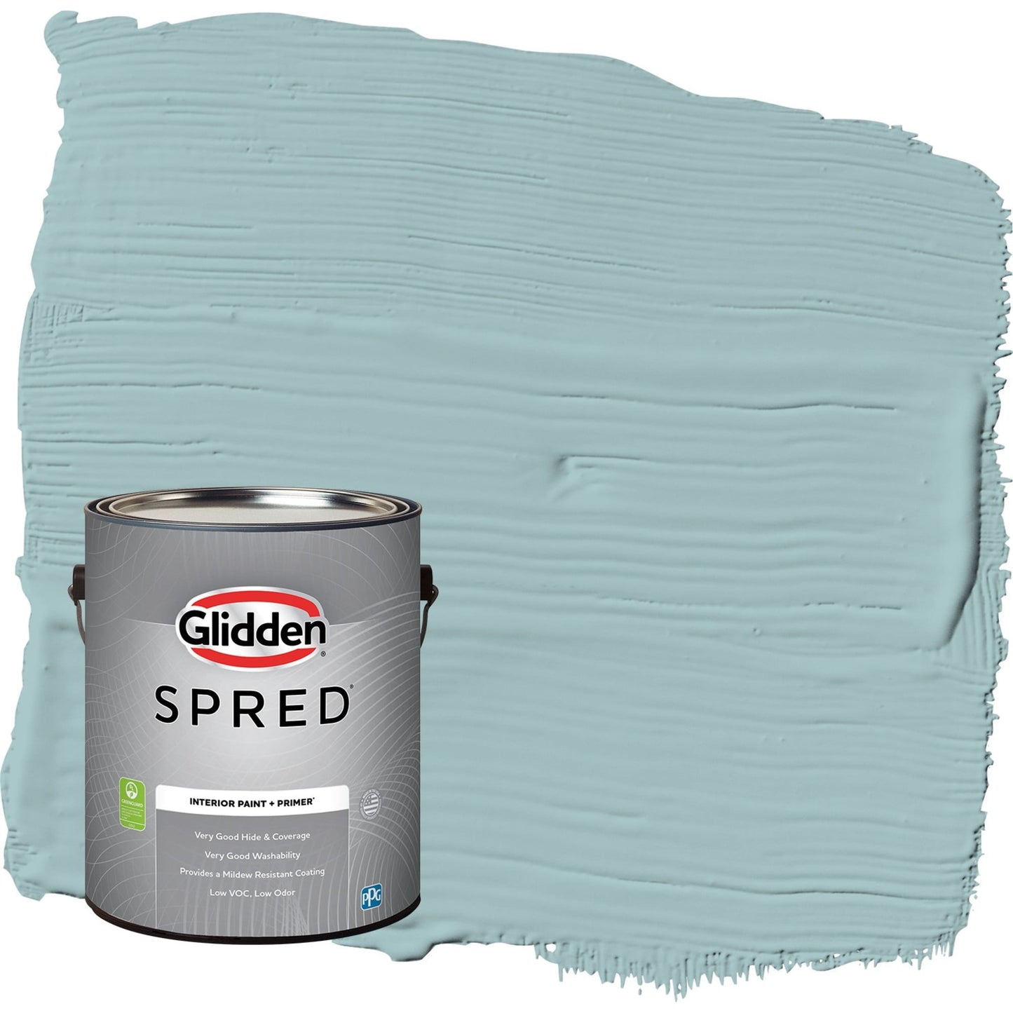 Glidden Spred Lazy River / Blue, Flat Interior Paint with Primer, 1 Gallon