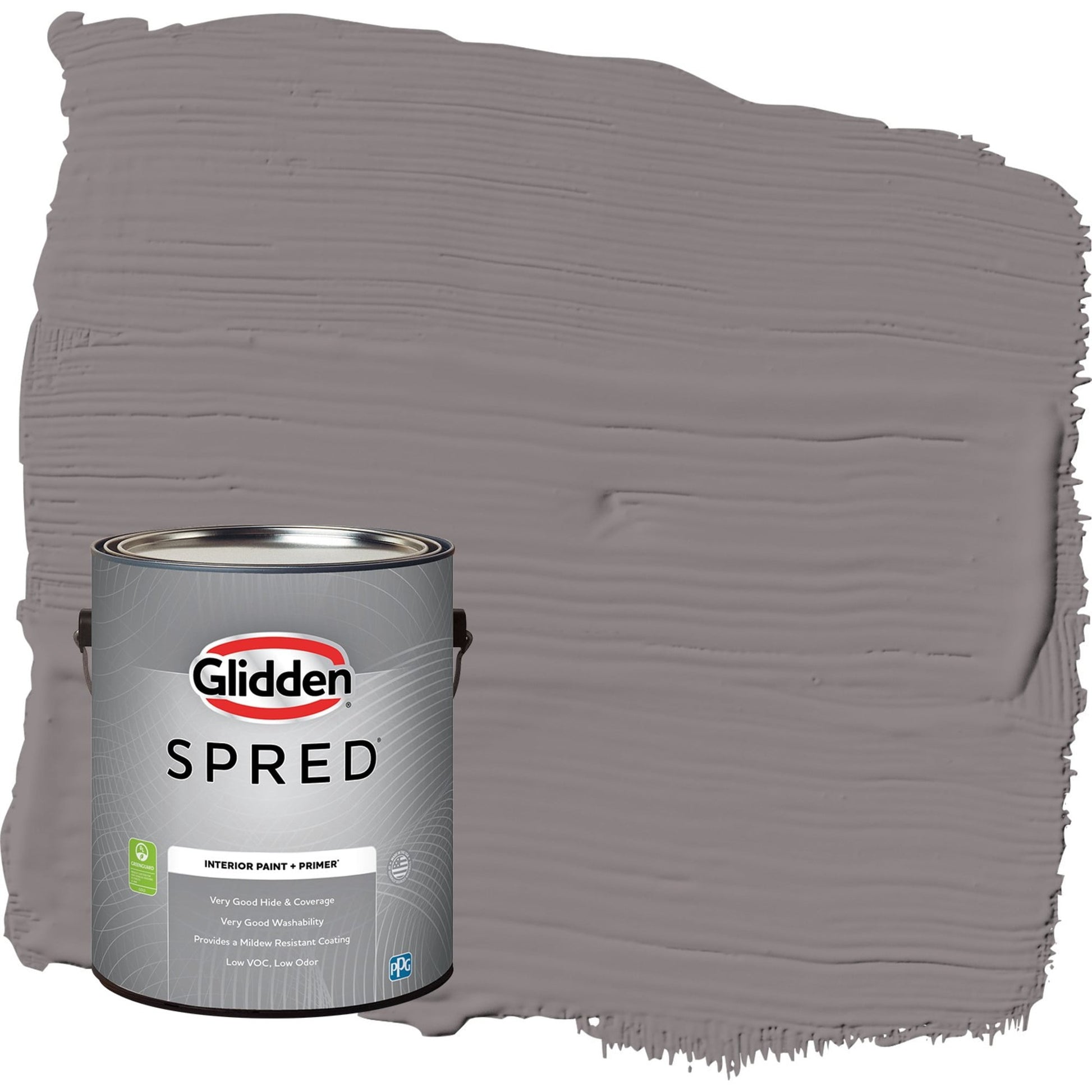 Glidden Spred Pewter Mug / Gray, Semi-Gloss Interior Paint with Primer, 1 Gallon