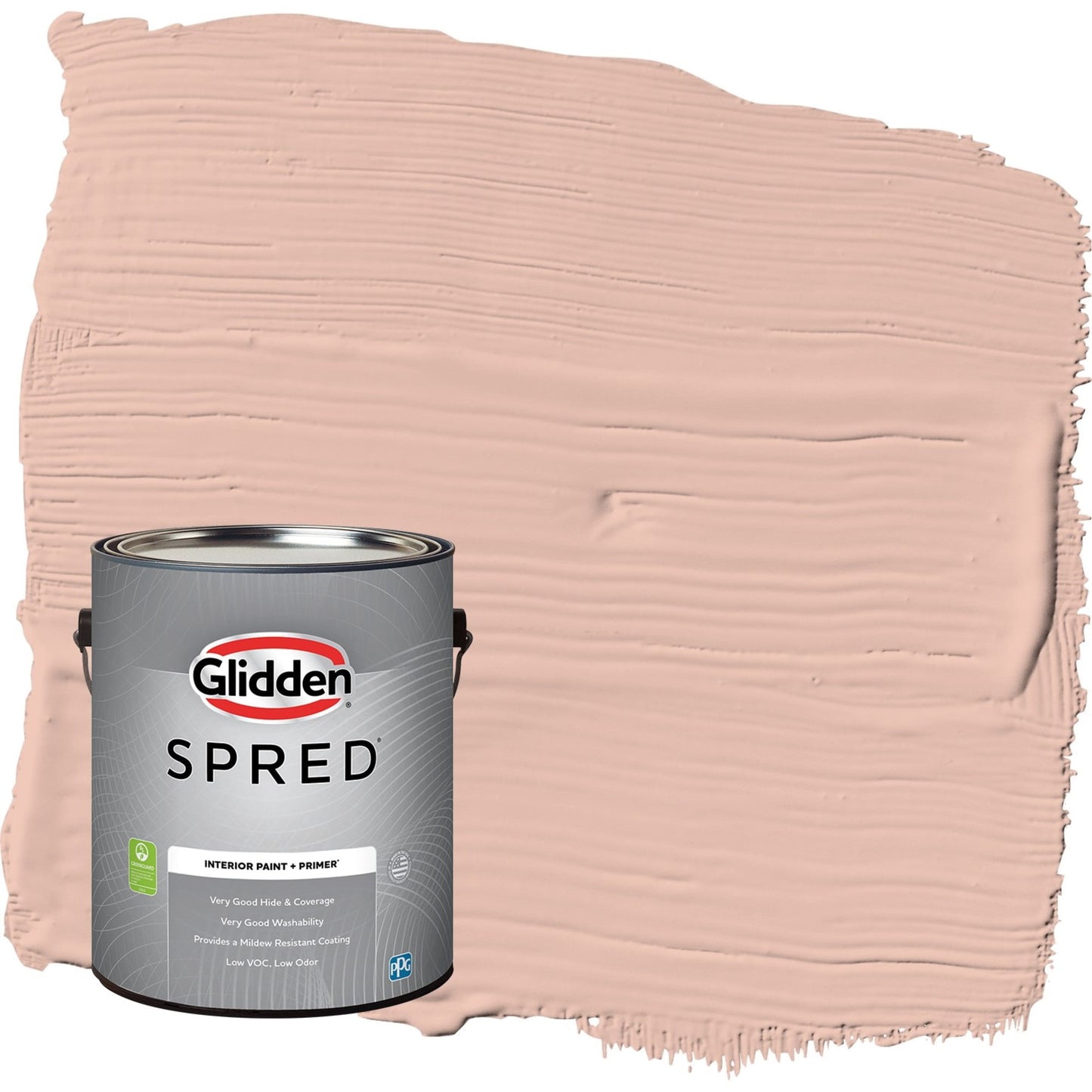 Glidden Spred Adorable / Orange, Eggshell Interior Paint with Primer, 1 Gallon