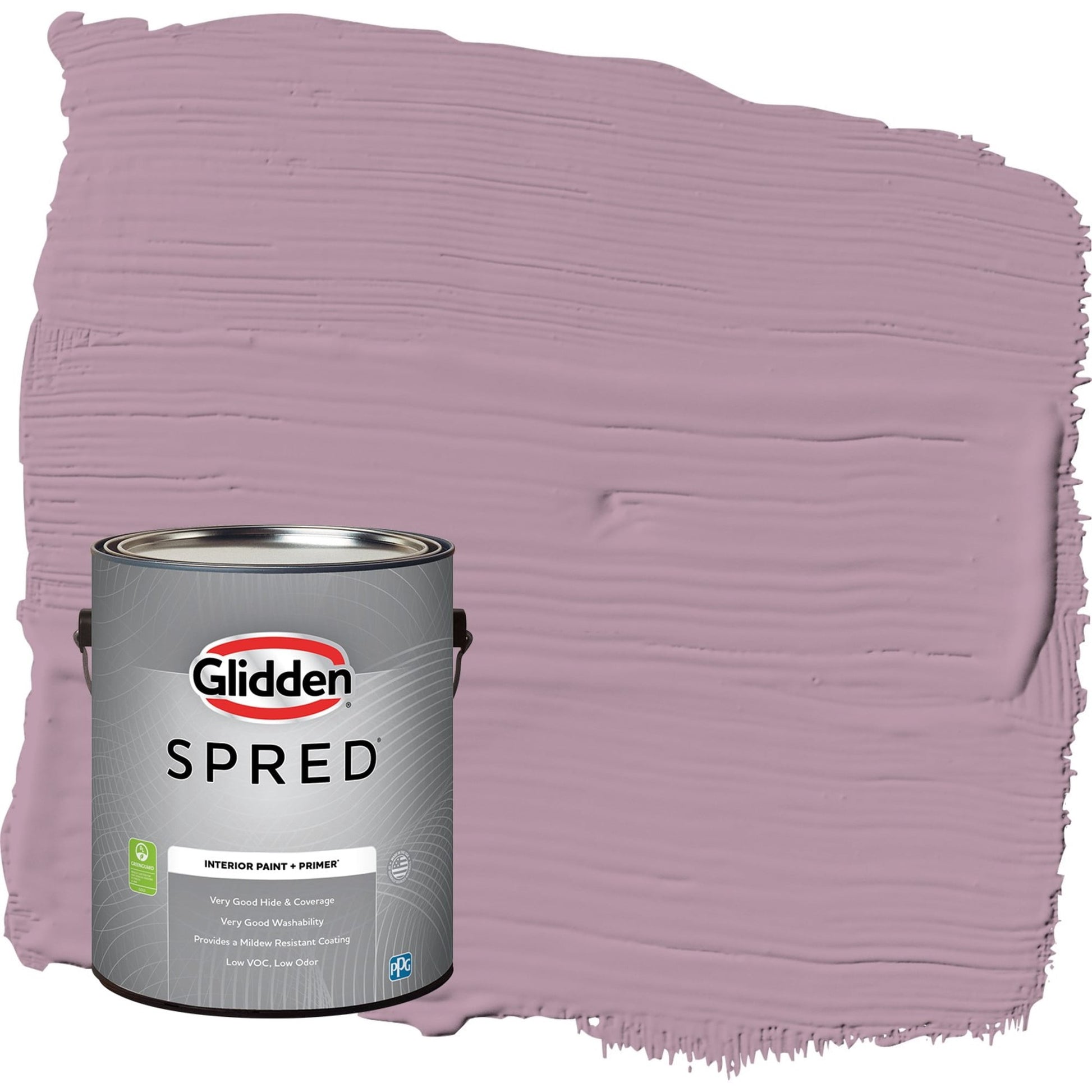 Glidden Spred Ashberry / Purple, Eggshell Interior Paint with Primer, 1 Gallon
