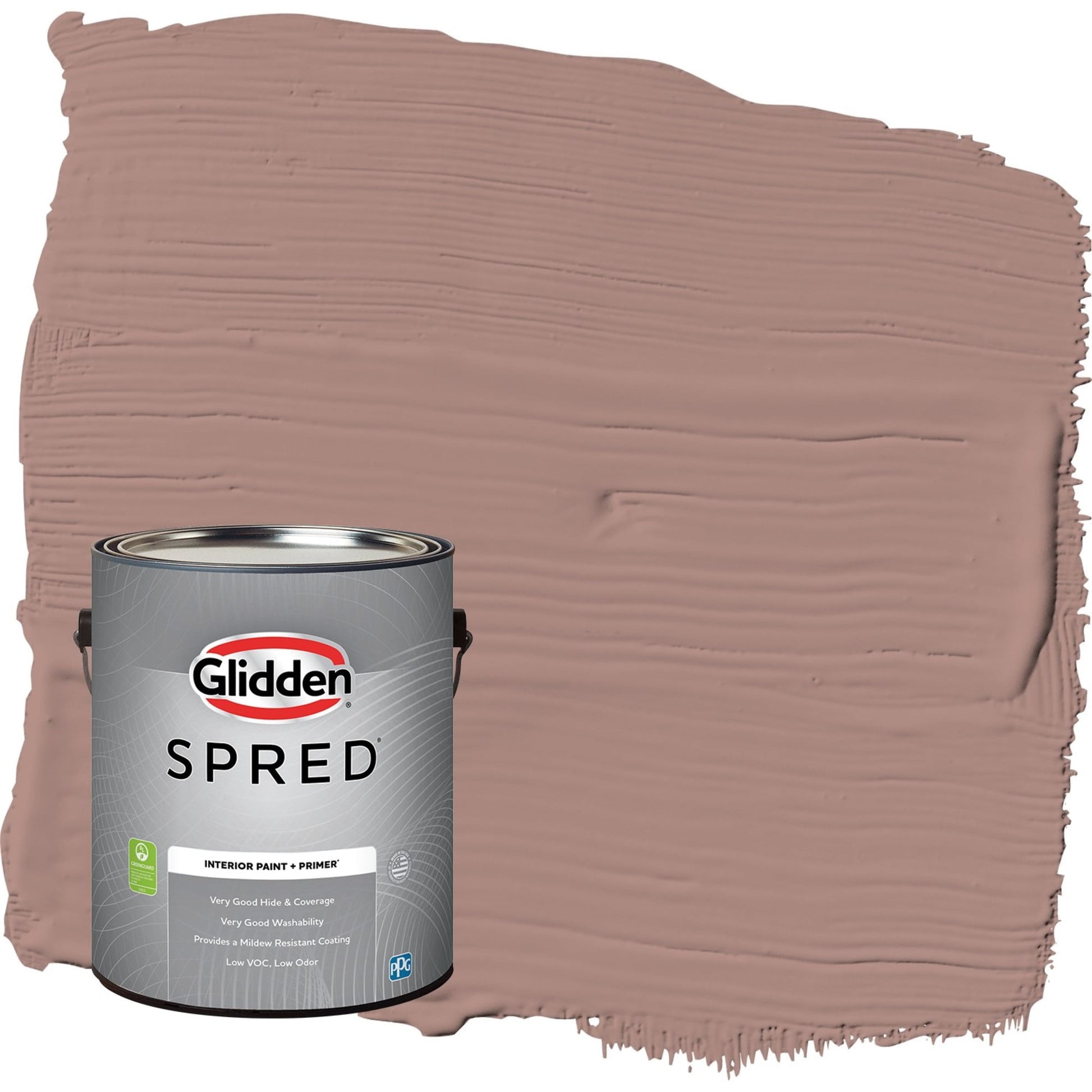Glidden Spred Bedford Brown / Red, Eggshell Interior Paint with Primer, 1 Gallon