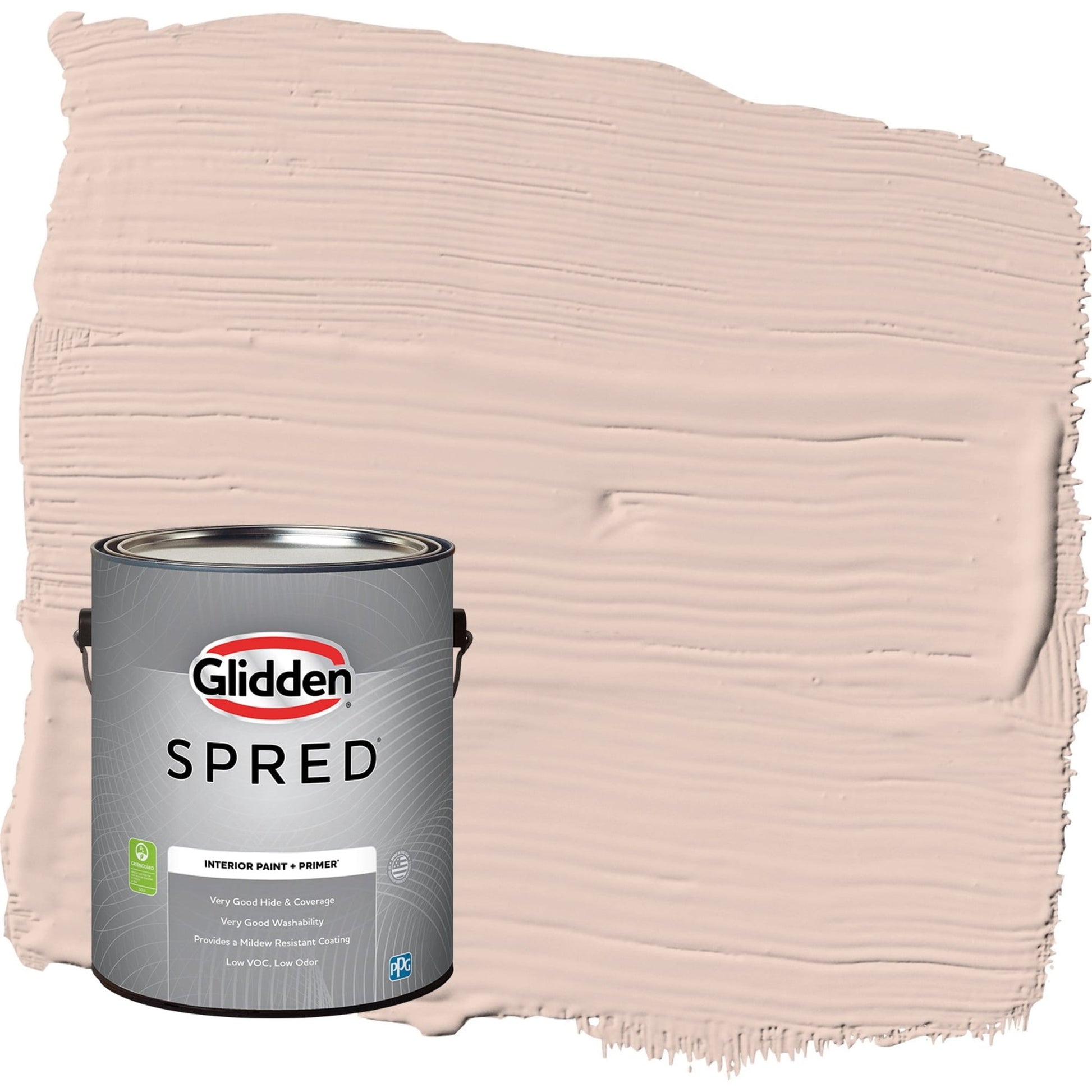 Glidden Spred Belle of the Ball / Pink, Semi-Gloss Interior Paint with Primer, 1 Gallon
