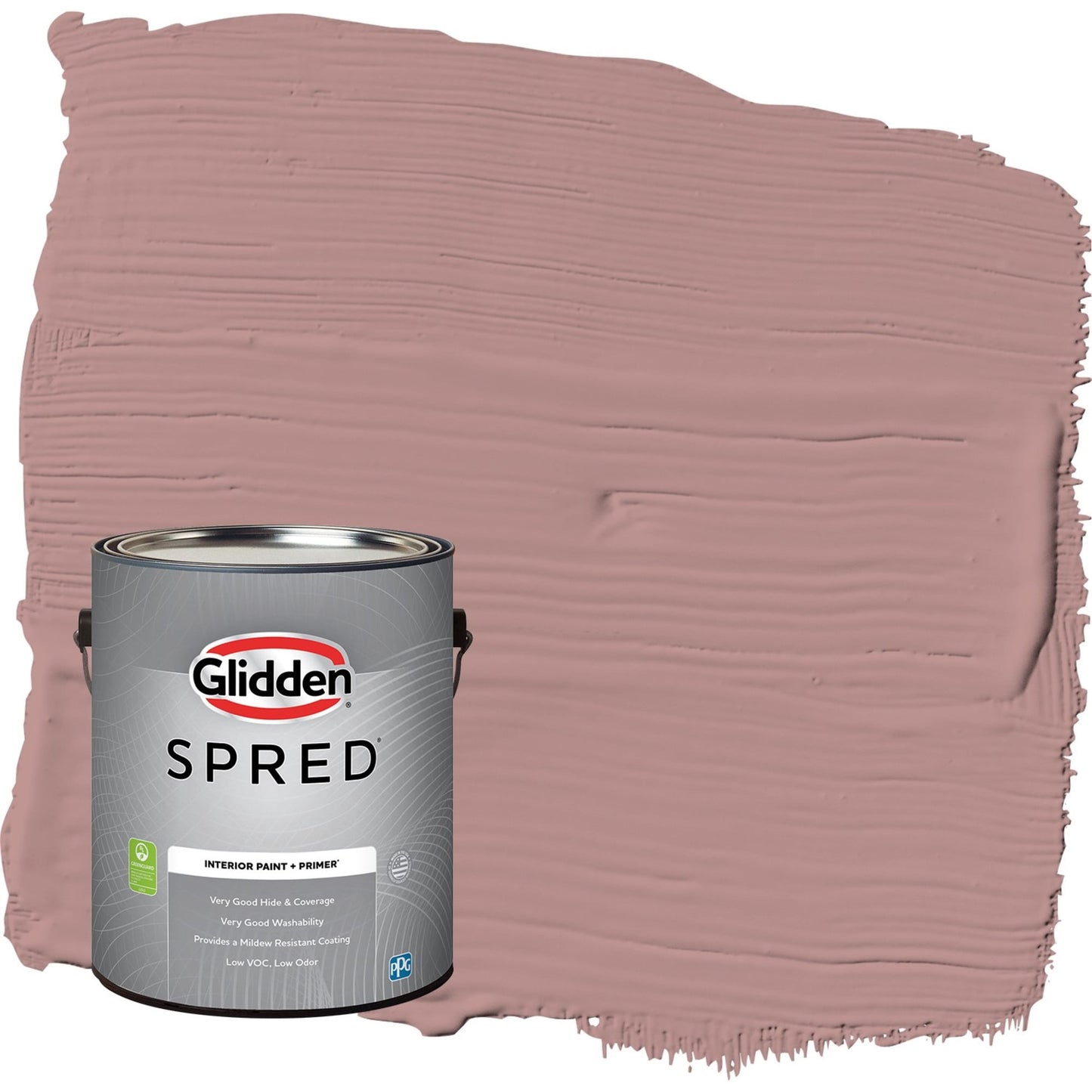 Glidden Spred Brandy Snaps / Red, Semi-Gloss Interior Paint with Primer, 1 Gallon