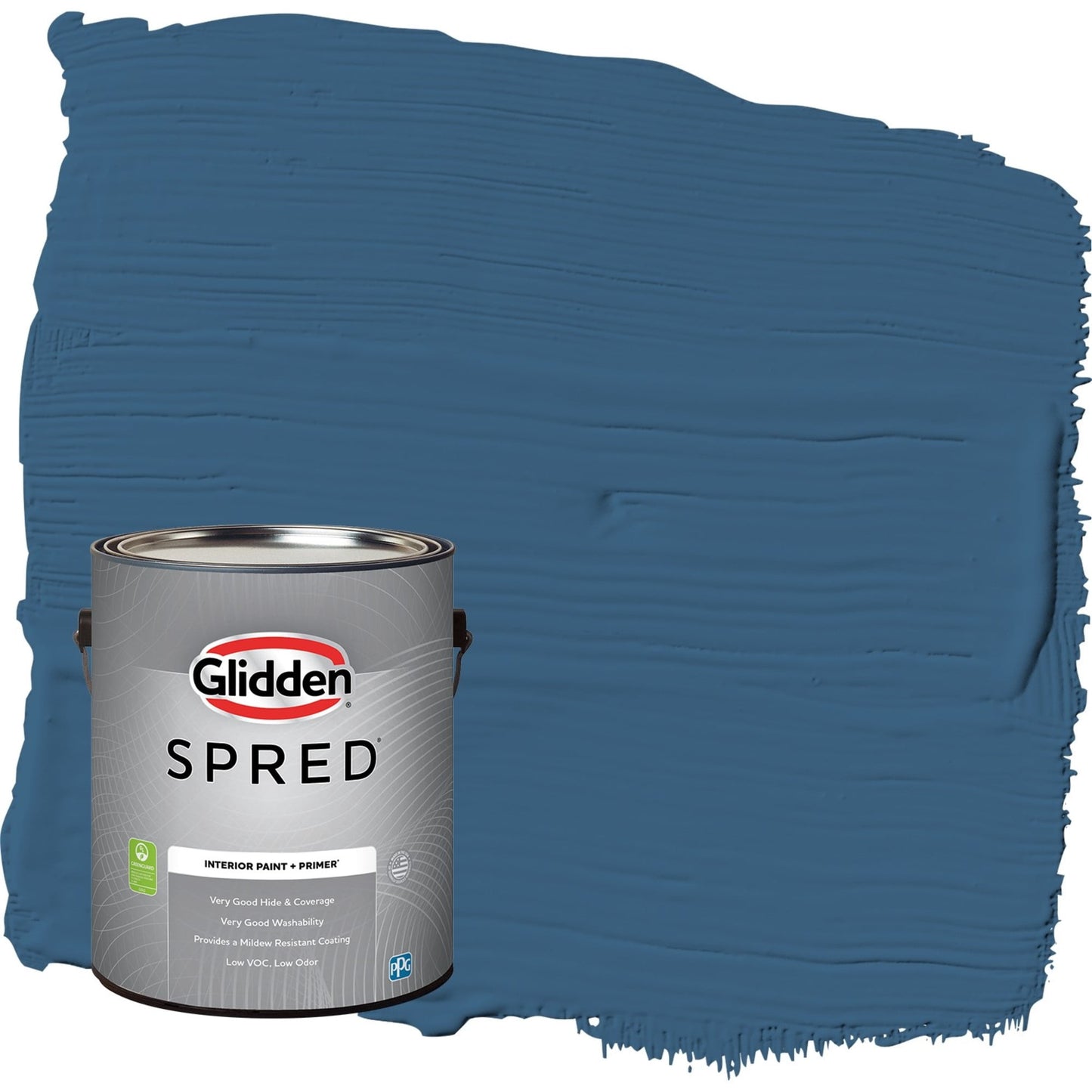 Glidden Spred Chinese Porcelain / Blue, Eggshell Interior Paint with Primer, 1 Gallon