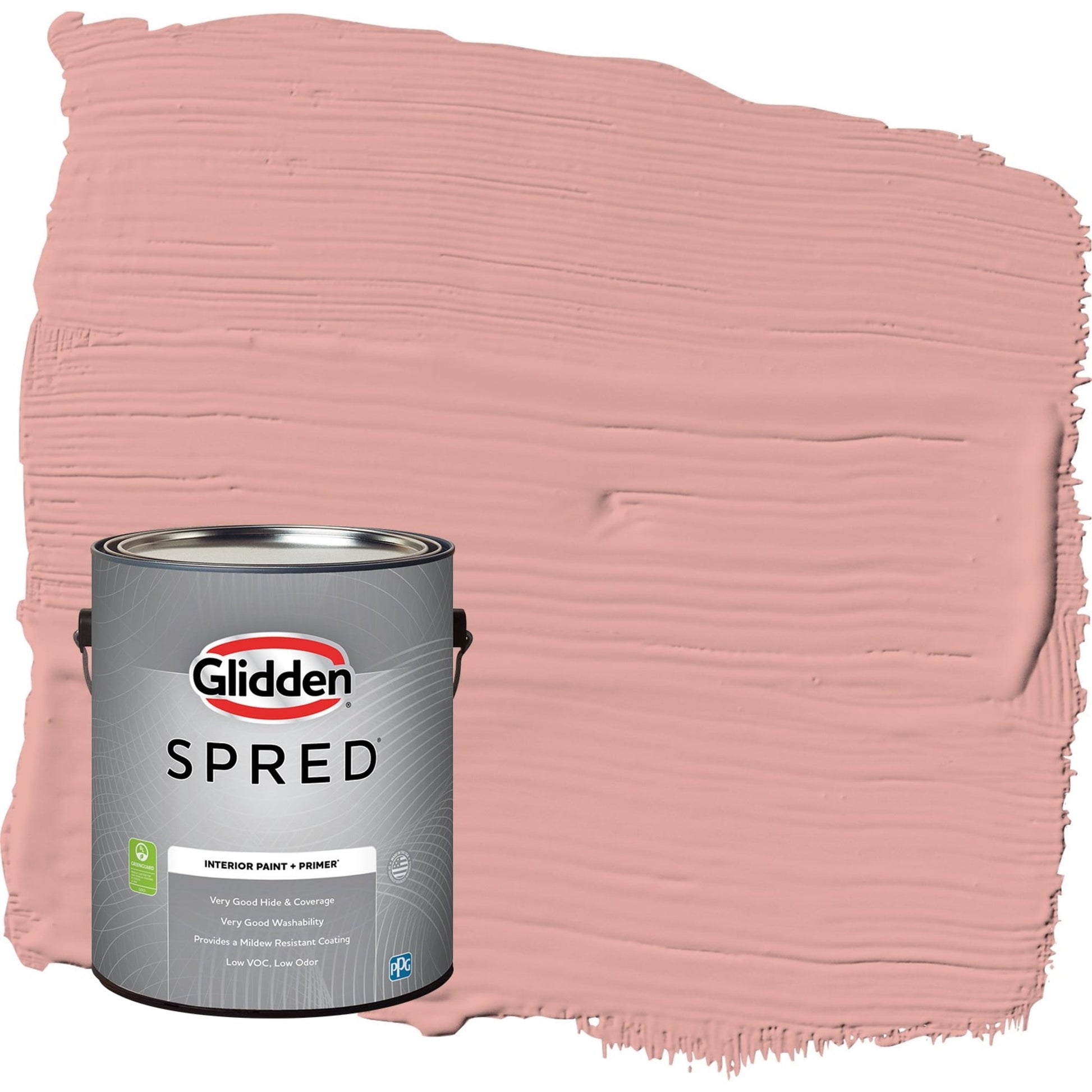Glidden Spred Coral Cove / Orange, Semi-Gloss Interior Paint with Primer, 1 Gallon