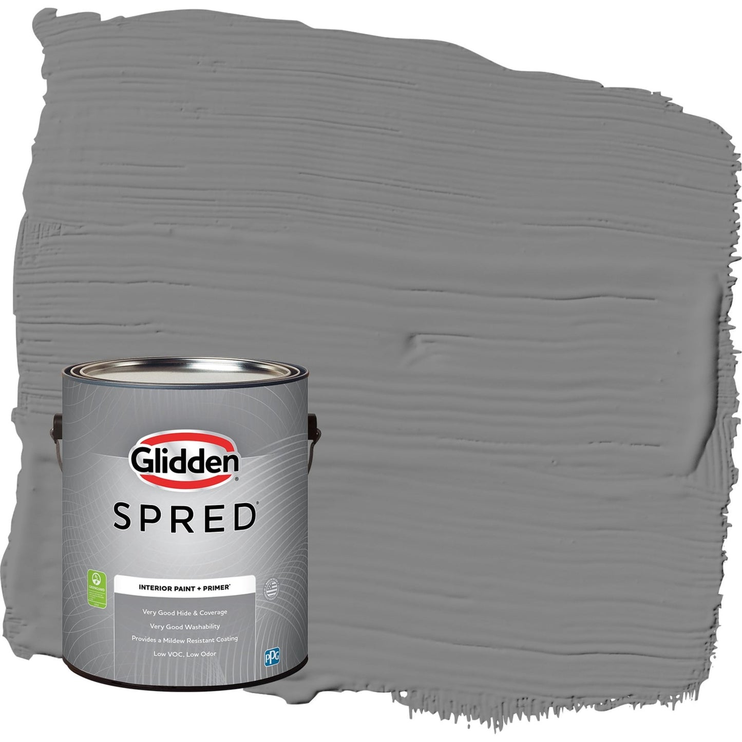 Glidden Spred Dover Gray / Grey, Eggshell Interior Paint with Primer, 1 Gallon