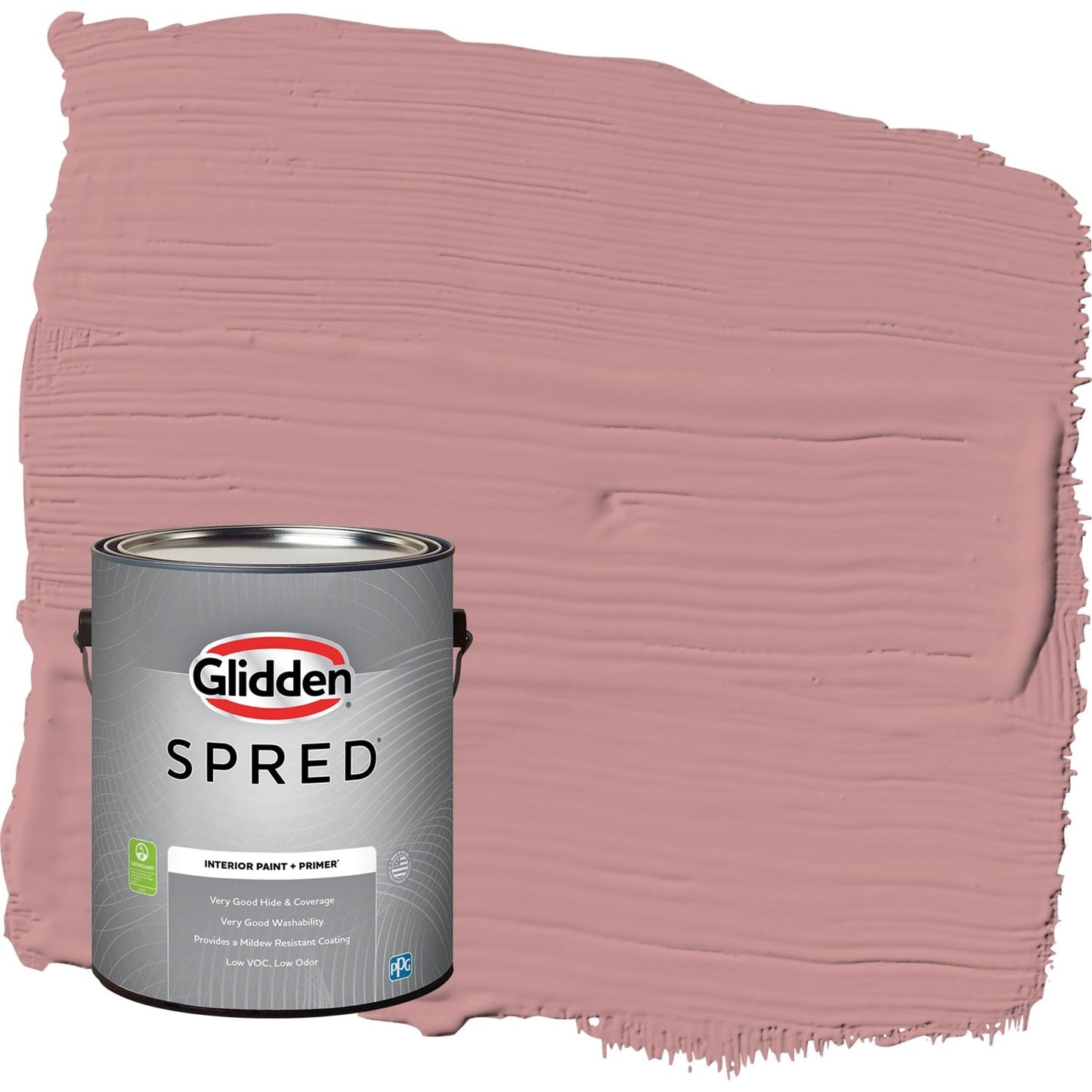 Glidden Spred Floral Tapestry / Pink, Flat Interior Paint with Primer, 1 Gallon