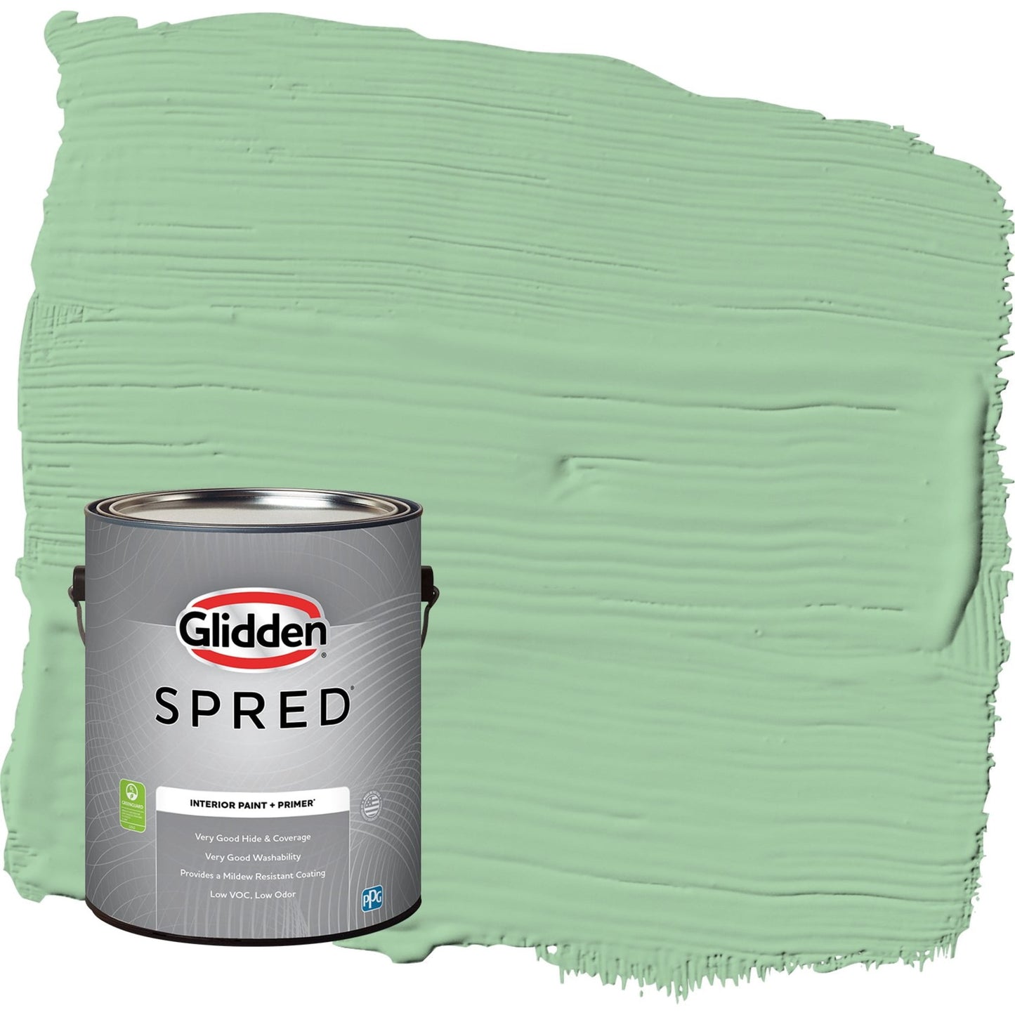 Glidden Spred French Market / Green, Eggshell Interior Paint with Primer, 1 Gallon