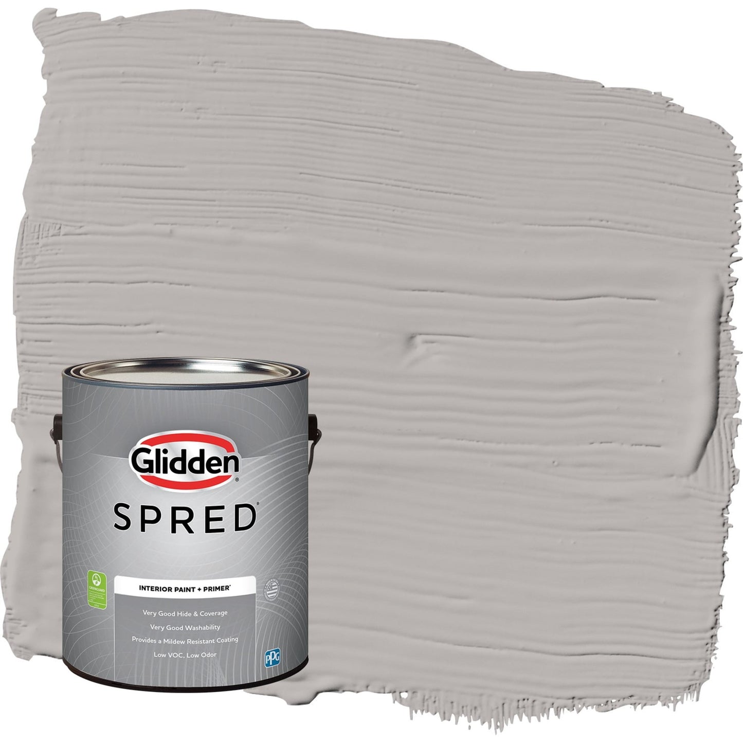 Glidden Spred Gray Marble / Grey, Semi-Gloss Interior Paint with Primer, 1 Gallon