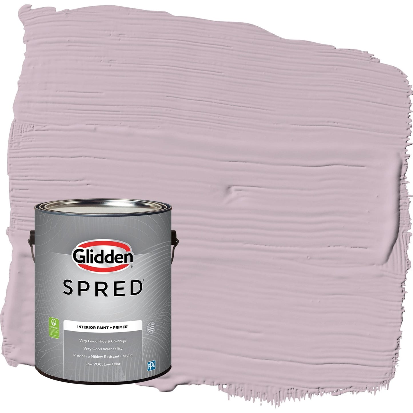 Glidden Spred High Society / Purple, Semi-Gloss Interior Paint with Primer, 1 Gallon