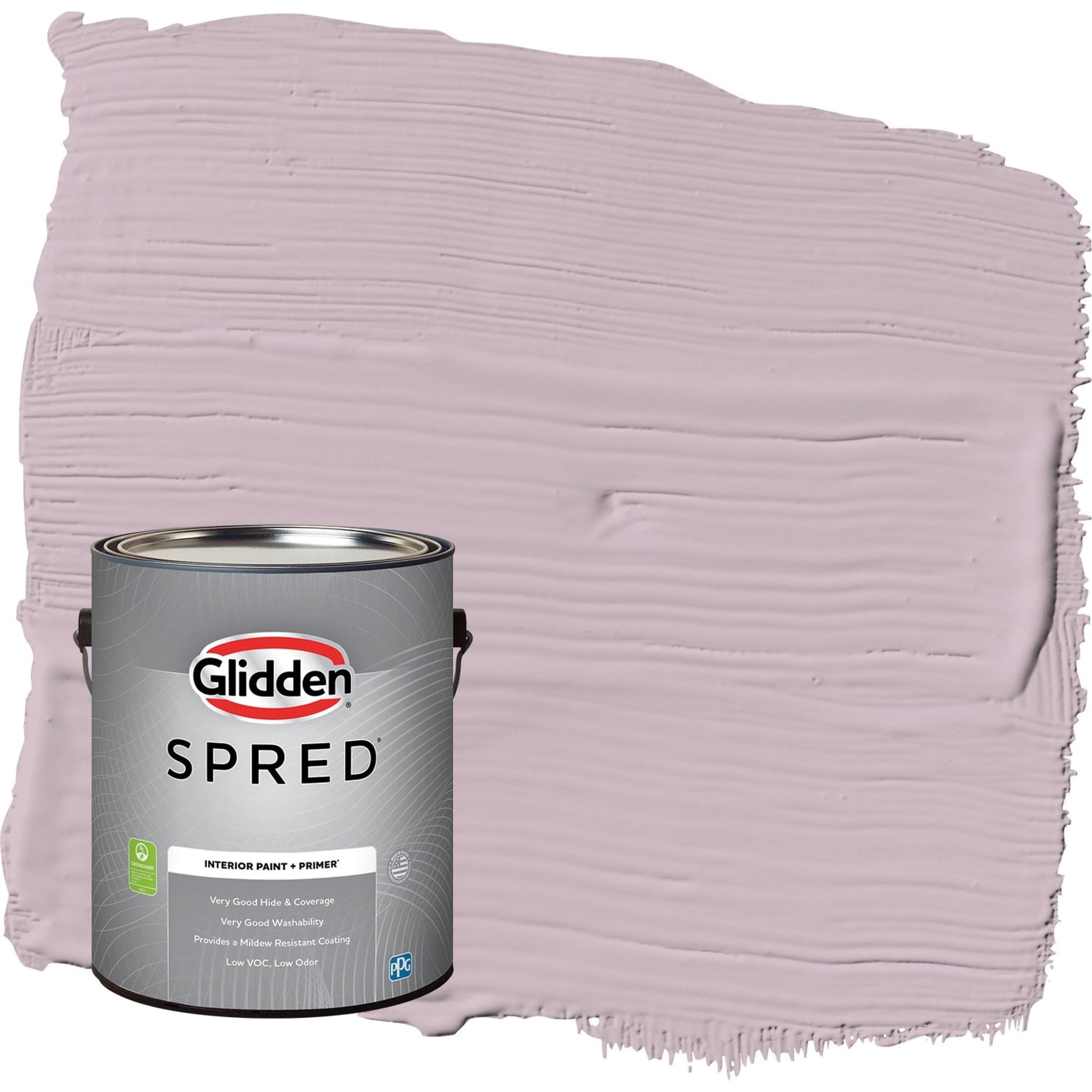 Glidden Spred High Society / Purple, Semi-Gloss Interior Paint with Primer, 1 Gallon