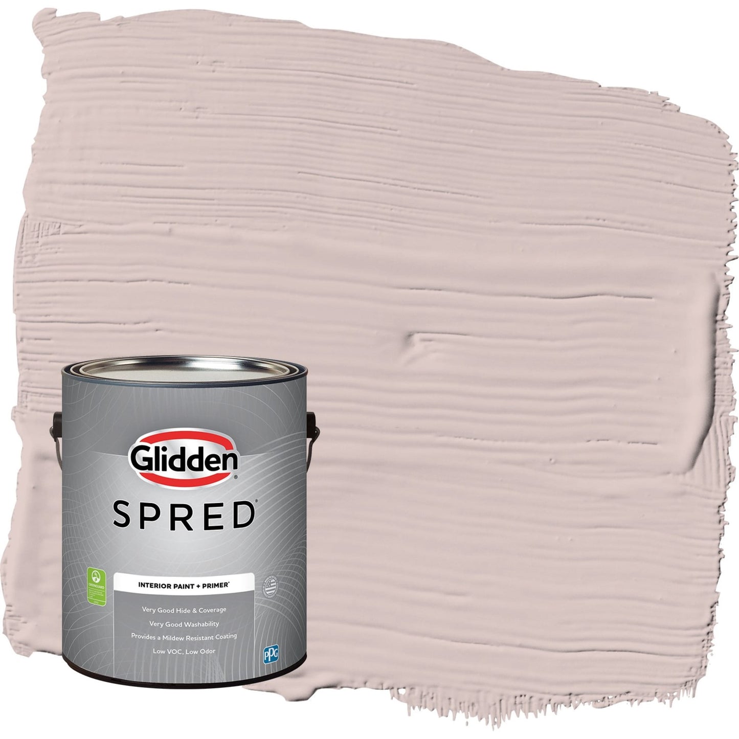 Glidden Spred Just Gorgeous / Pink, Flat Interior Paint with Primer, 1 Gallon