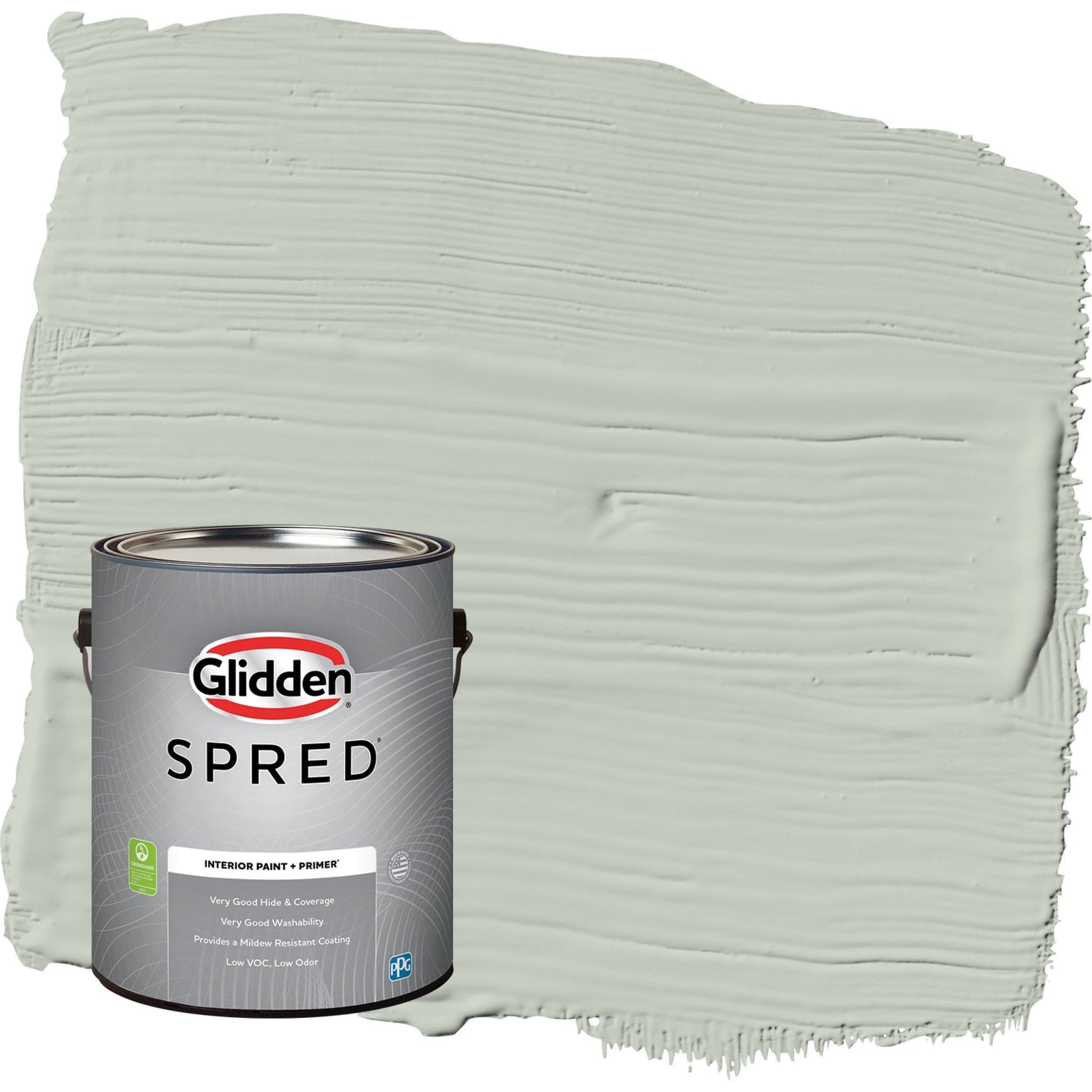 Glidden Spred Life Lesson / Green, Semi-Gloss Interior Paint with Primer, 1 Gallon