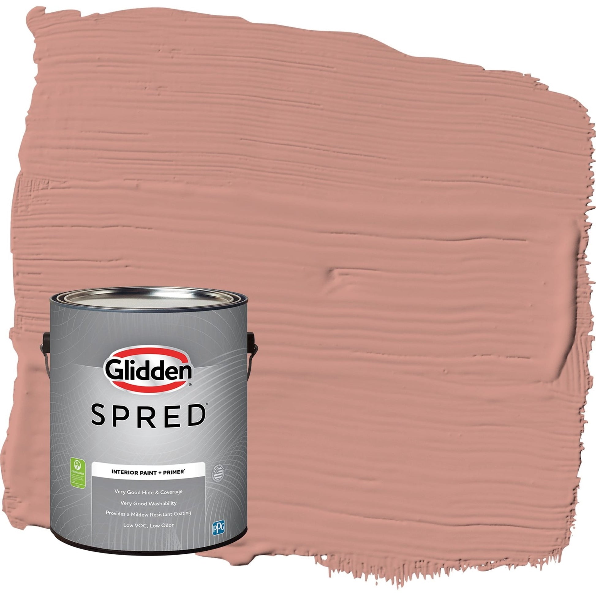 Glidden Spred Long Weekend / Orange, Semi-Gloss Interior Paint with Primer, 1 Gallon