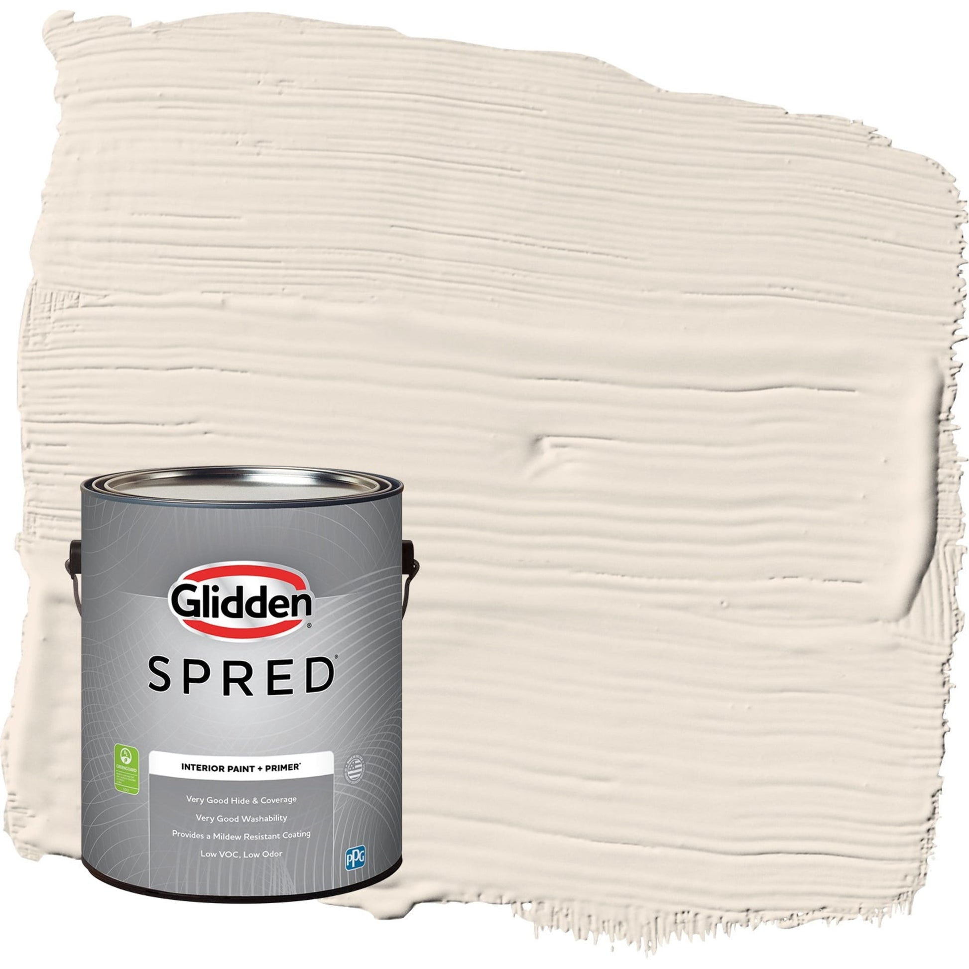 Glidden Spred Moroccan Moonlight / Beige, Semi-Gloss Interior Paint with Primer, 1 Gallon
