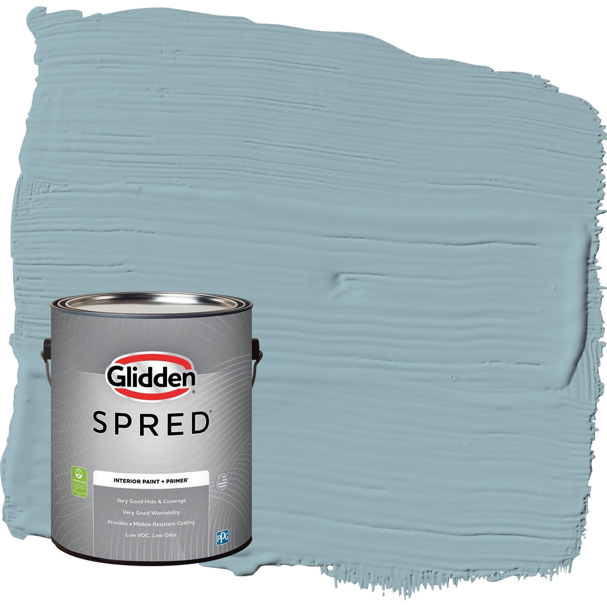 Glidden Spred Mountain Stream / Blue, Semi-Gloss Interior Paint with Primer, 1 Gallon