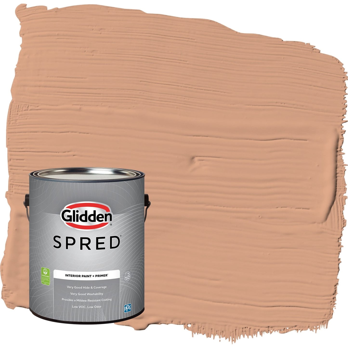 Glidden Spred Orange Maple / Orange, Semi-Gloss Interior Paint with Primer, 1 Gallon