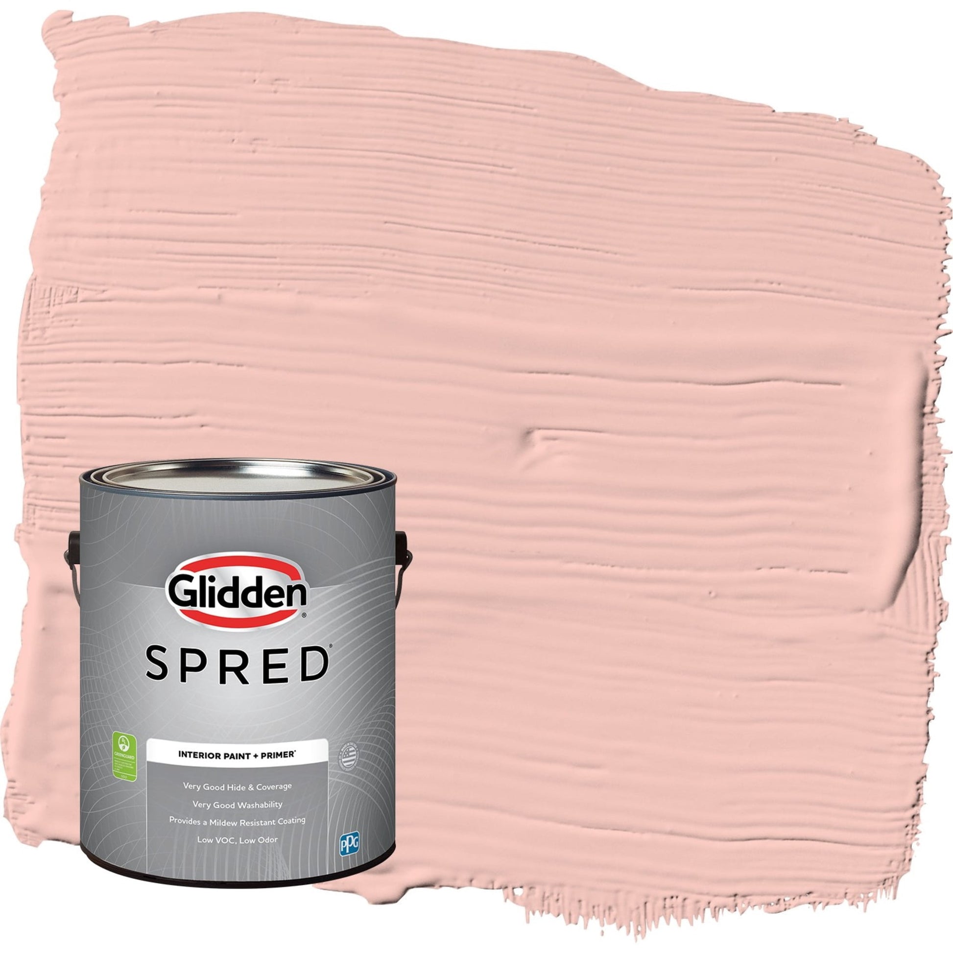 Glidden Spred Peach Ash / Orange, Semi-Gloss Interior Paint with Primer, 1 Gallon