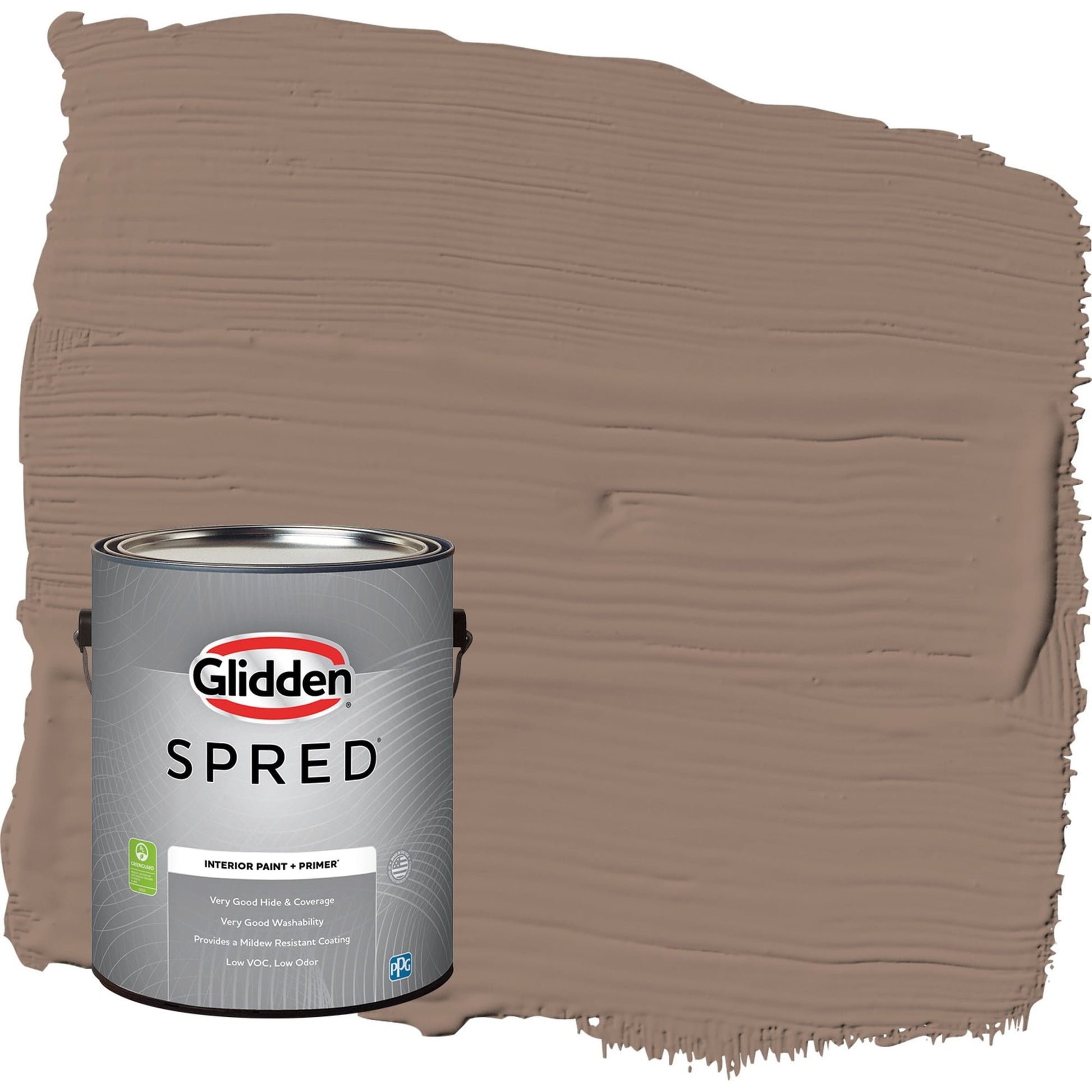 Glidden Spred Peppered Pecan / Tan, Eggshell Interior Paint with Primer, 1 Gallon