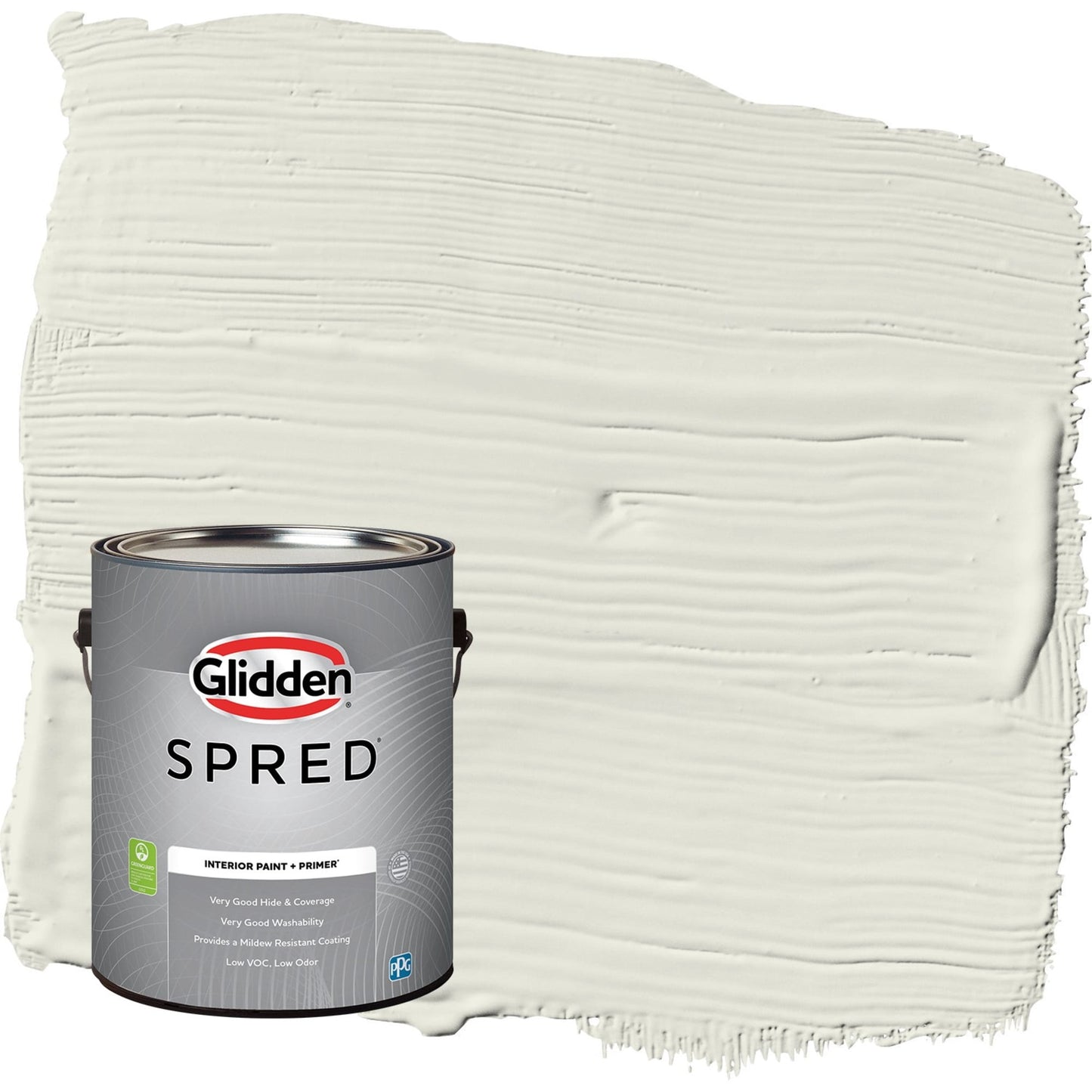 Glidden Spred Rain Cloud / Green, Eggshell Interior Paint with Primer, 1 Gallon