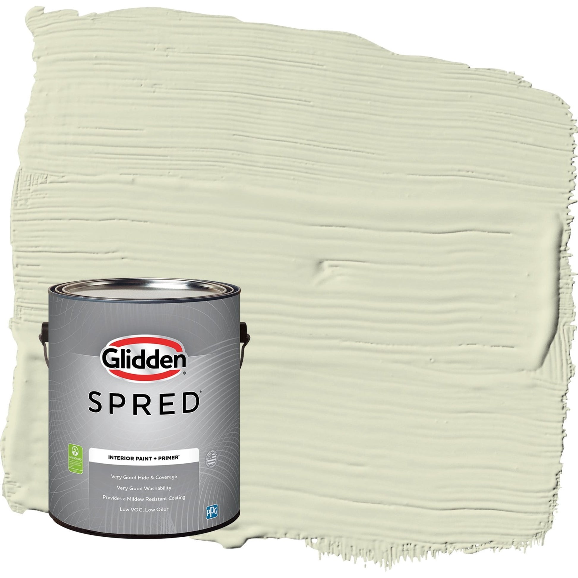 Glidden Spred Slow Dance / Green, Eggshell Interior Paint with Primer, 1 Gallon