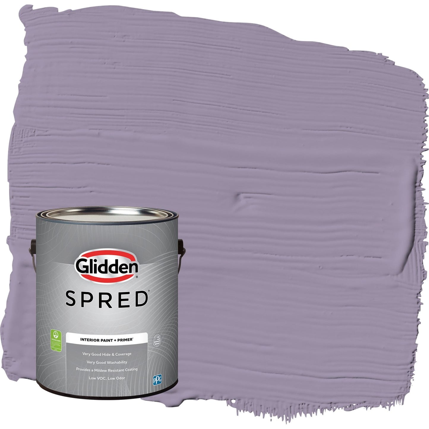 Glidden Spred Smoky Grape / Purple, Eggshell Interior Paint with Primer, 1 Gallon