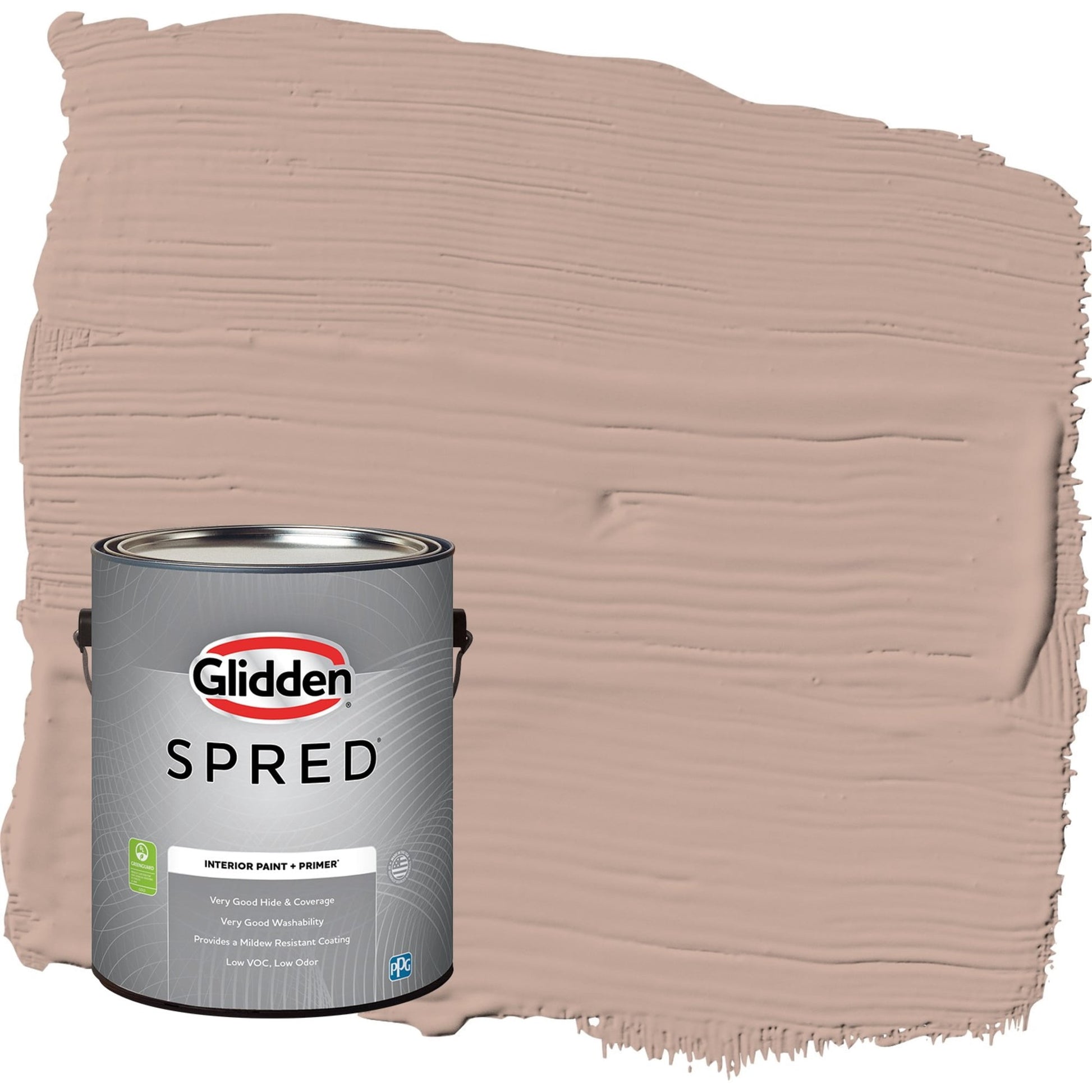 Glidden Spred Taupe Tapestry / Beige, Semi-Gloss Interior Paint with Primer, 1 Gallon