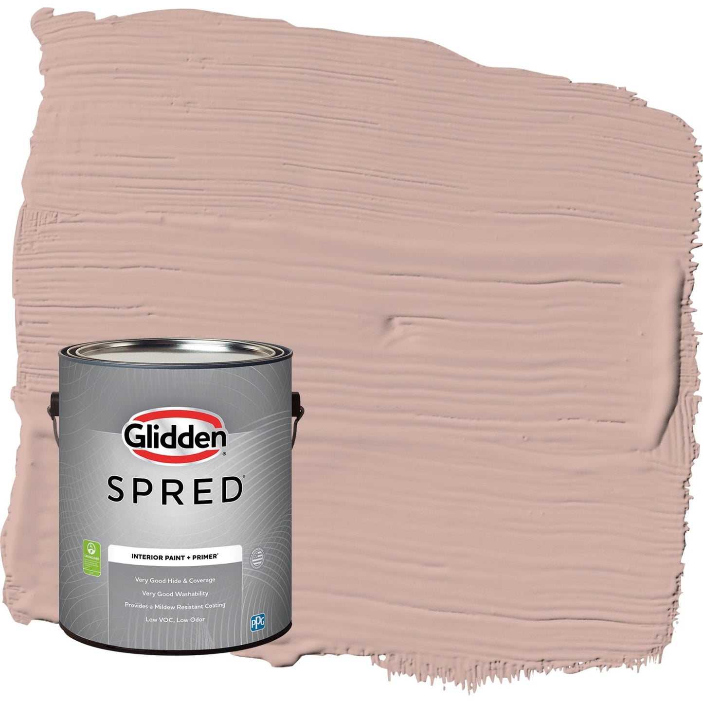 Glidden Spred Velveteen Crush / Pink, Eggshell Interior Paint with Primer, 1 Gallon