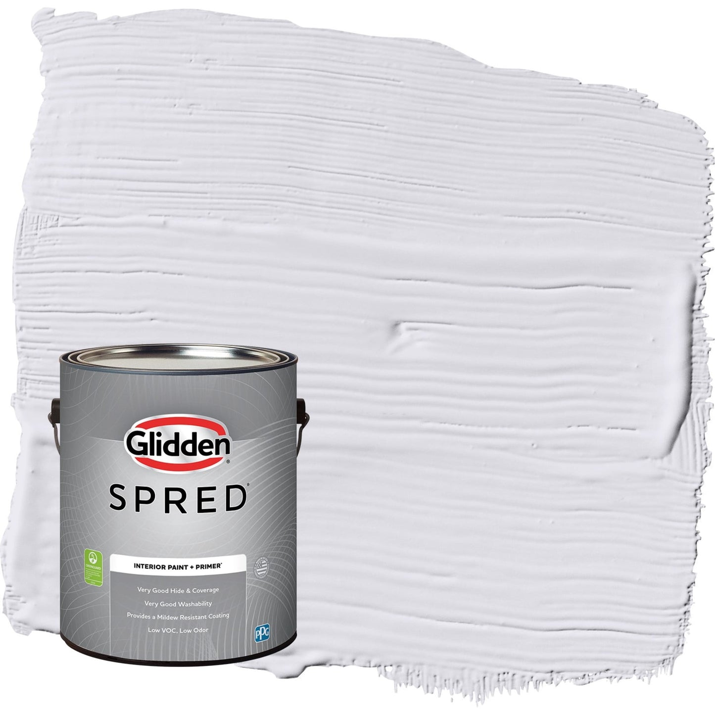 Glidden Spred Violet Echo / Purple, Flat Interior Paint with Primer, 1 Gallon