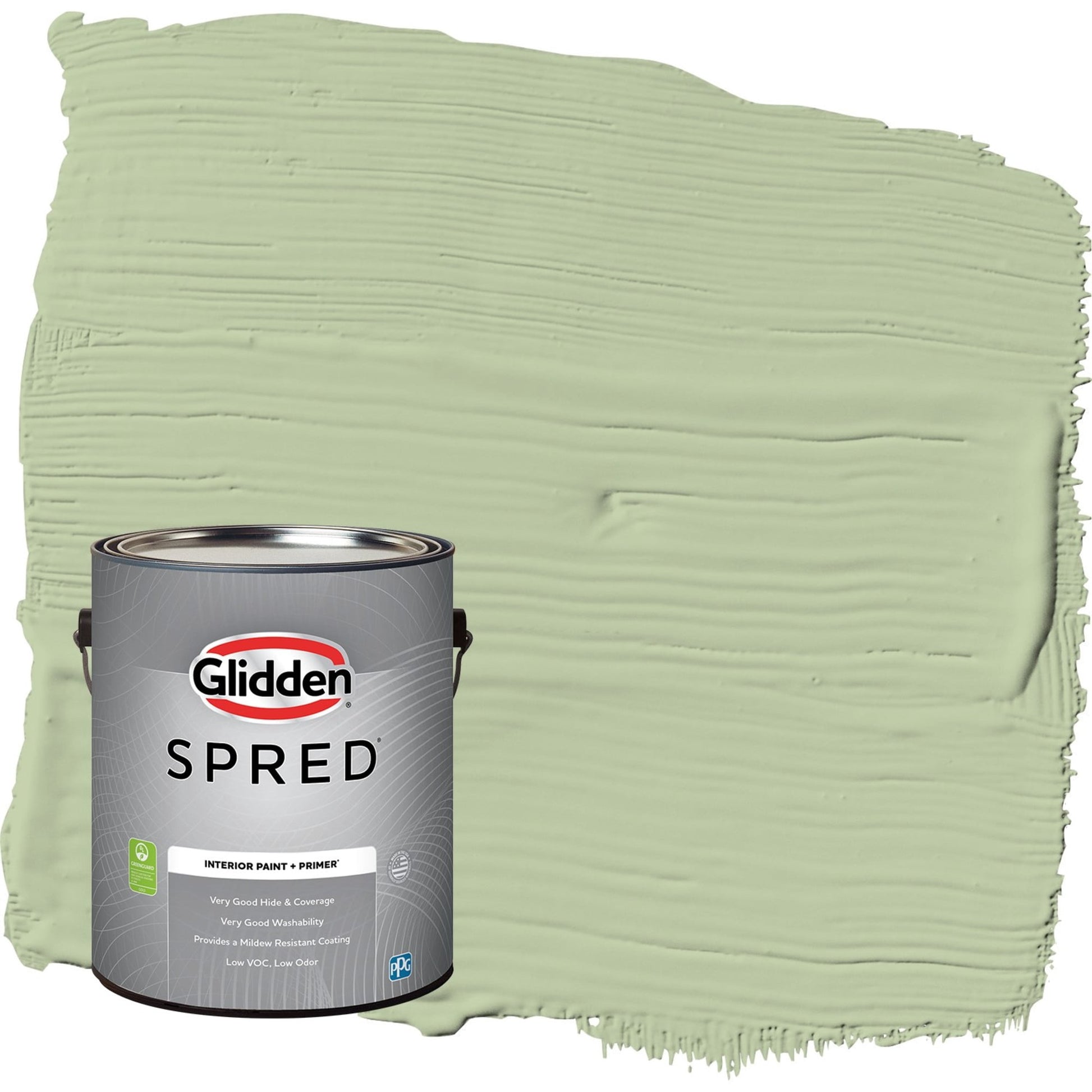 Glidden Spred Quaking Grass / Green, Eggshell Interior Paint with Primer, 1 Gallon
