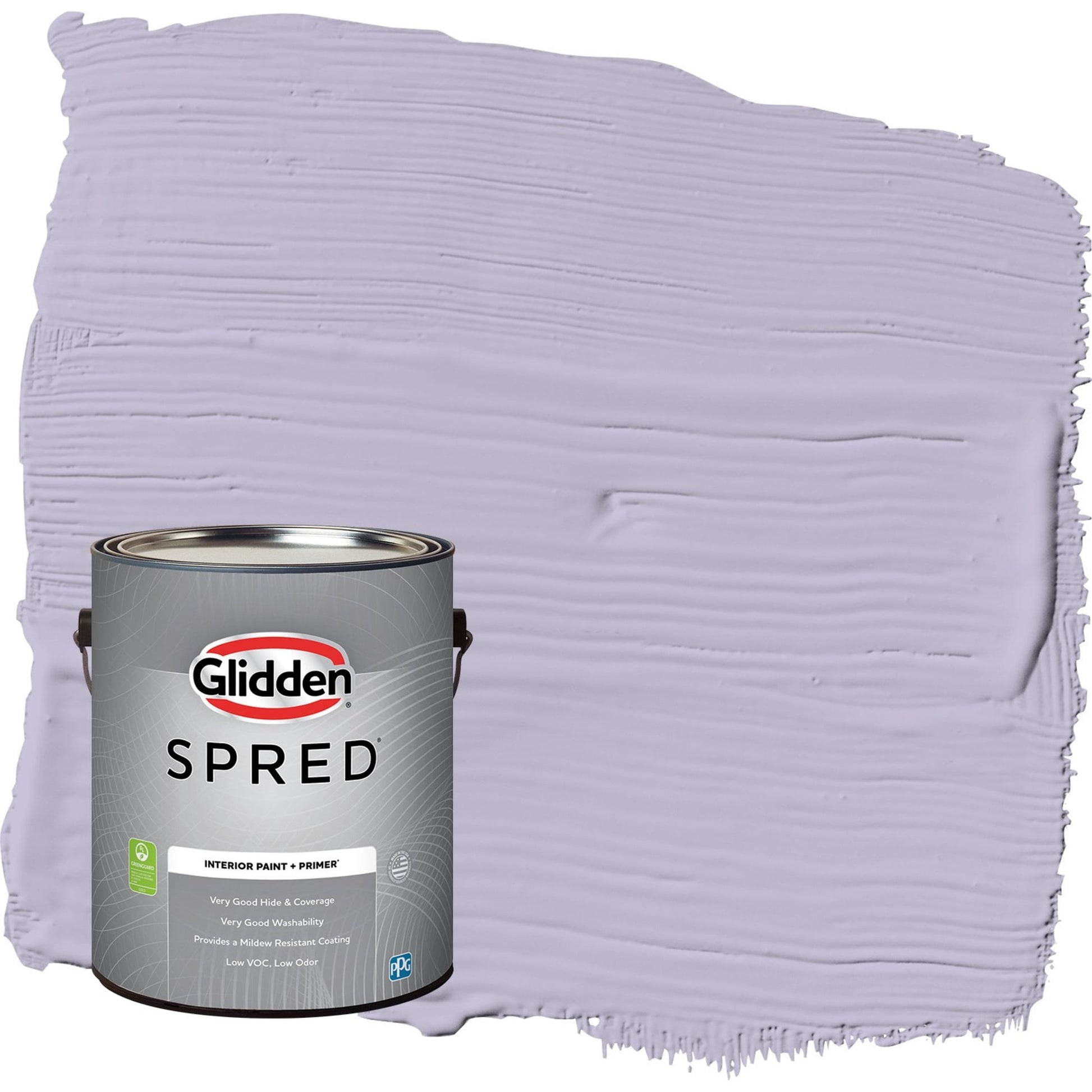 Glidden Spred Wild Lilac / Purple, Flat Interior Paint with Primer, 1 Gallon
