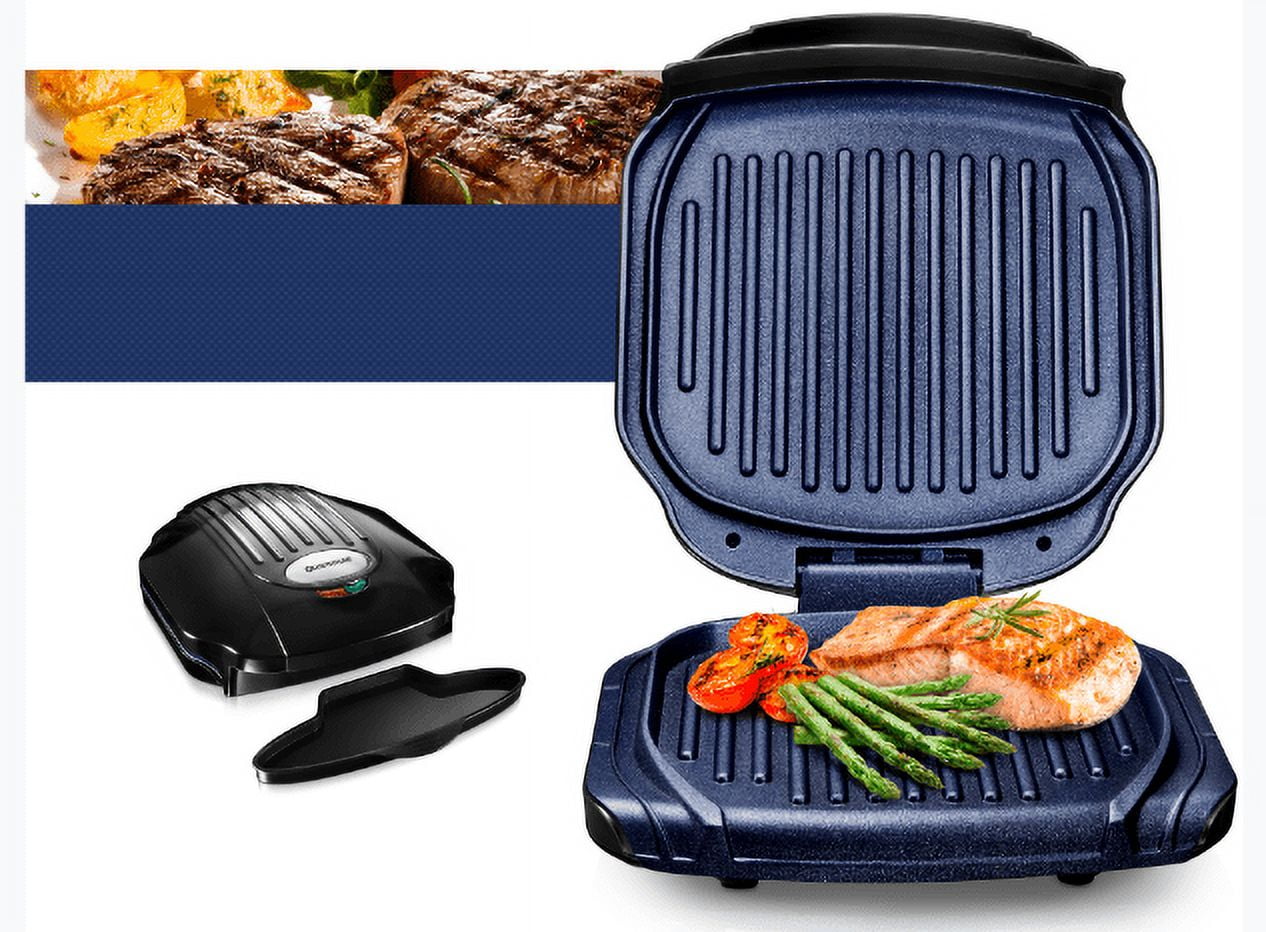 Granitestone Diamond Blue Hamburger Grill