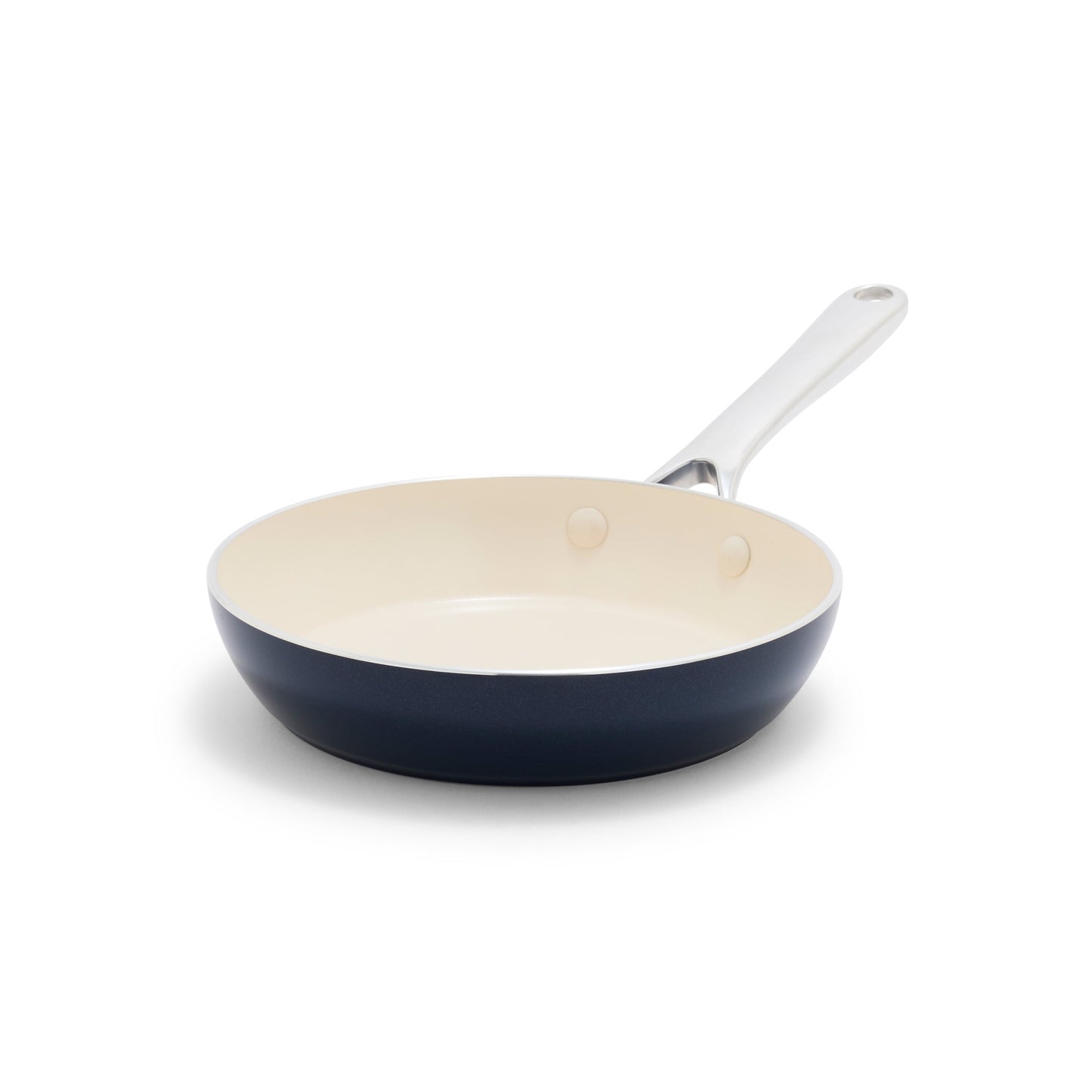 GreenPan Balance 8" Fry Pan Ceramic Nonstick, Toxin-Free, Dishwasher & Oven Safe, Cream