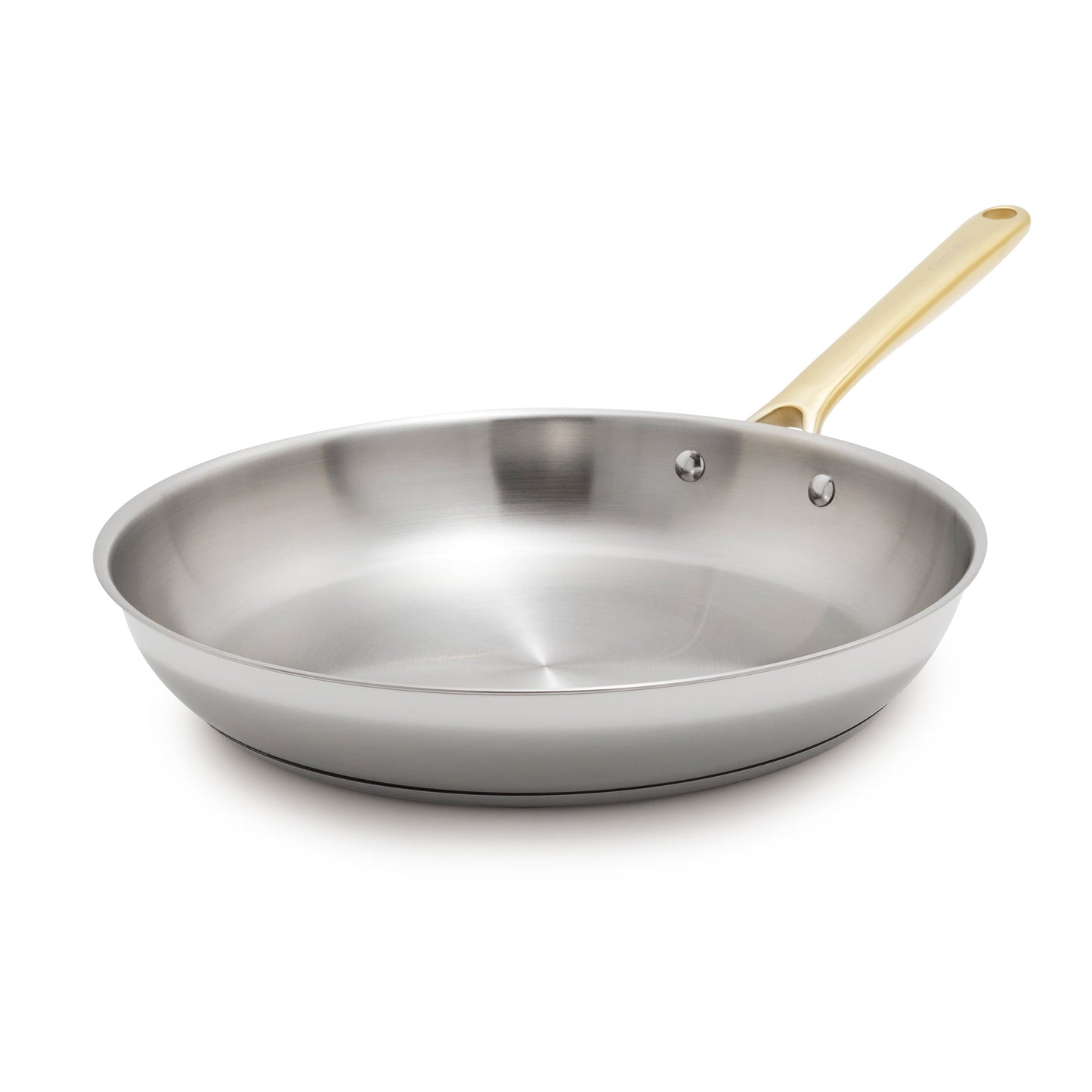 GreenPan Balance 12"  Stainless Steel Uncoated Frying Pan Skillet, Silver