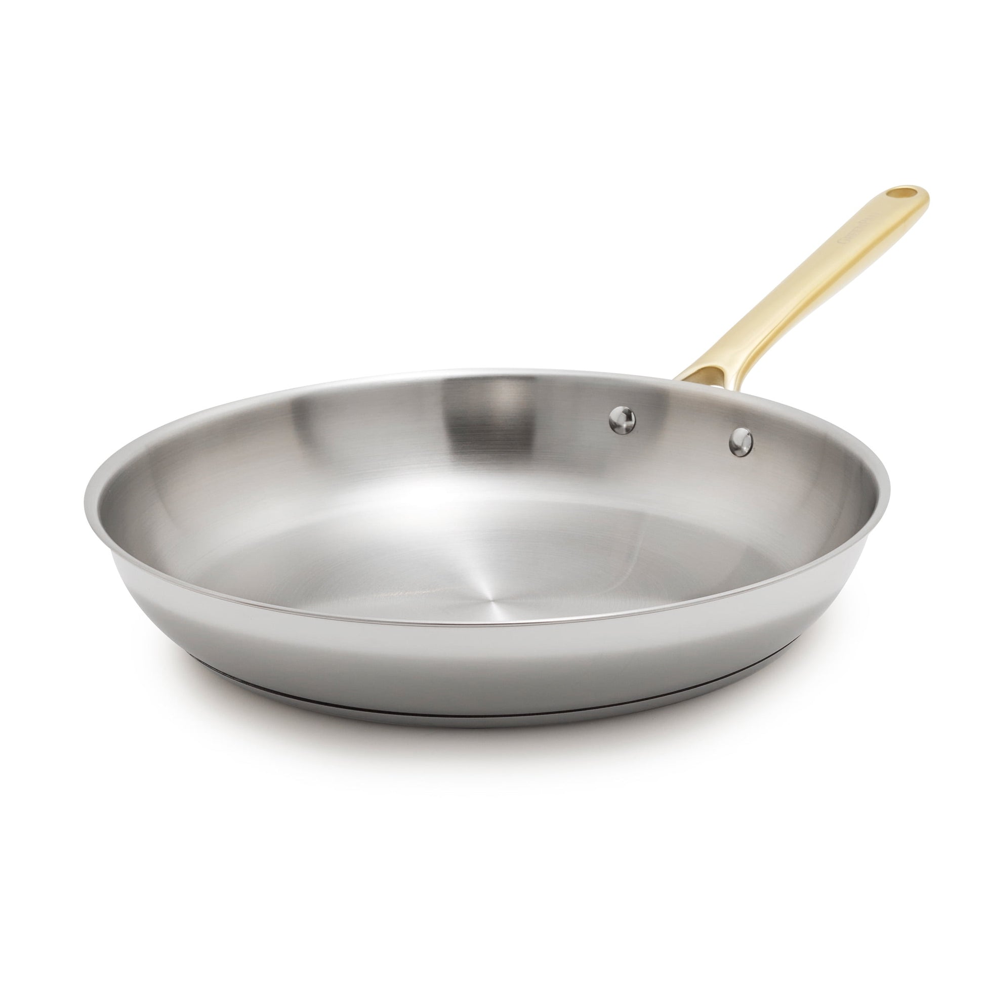 GreenPan Balance 12"  Stainless Steel Uncoated Frying Pan Skillet, Silver
