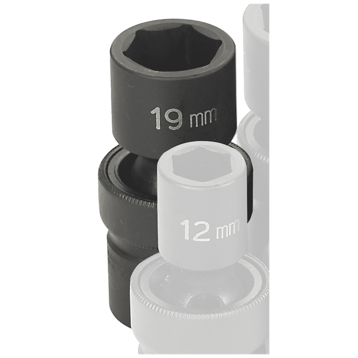 Grey Pneumatic 2019UM 1/2" Drive x 19mm Standard Universal