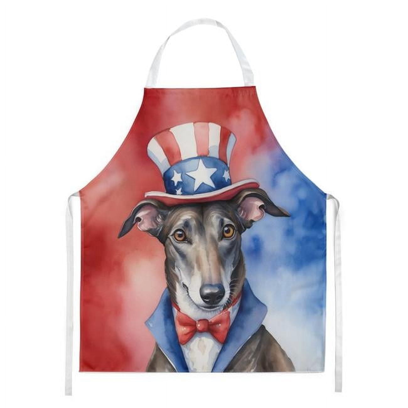 Greyhound Patriotic American Apron 27 in x 30 in