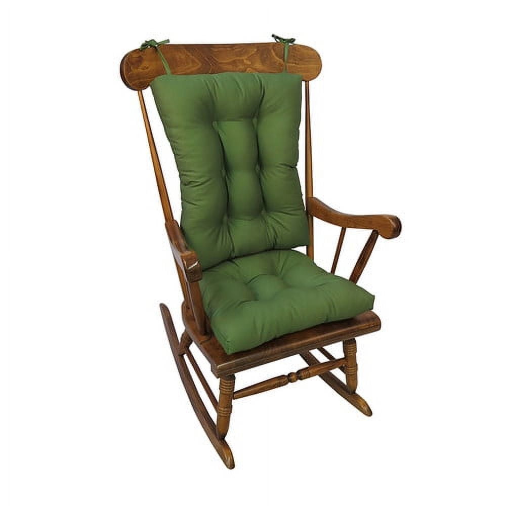 Gripper Jumbo Rocking Chair Cushions, Twill