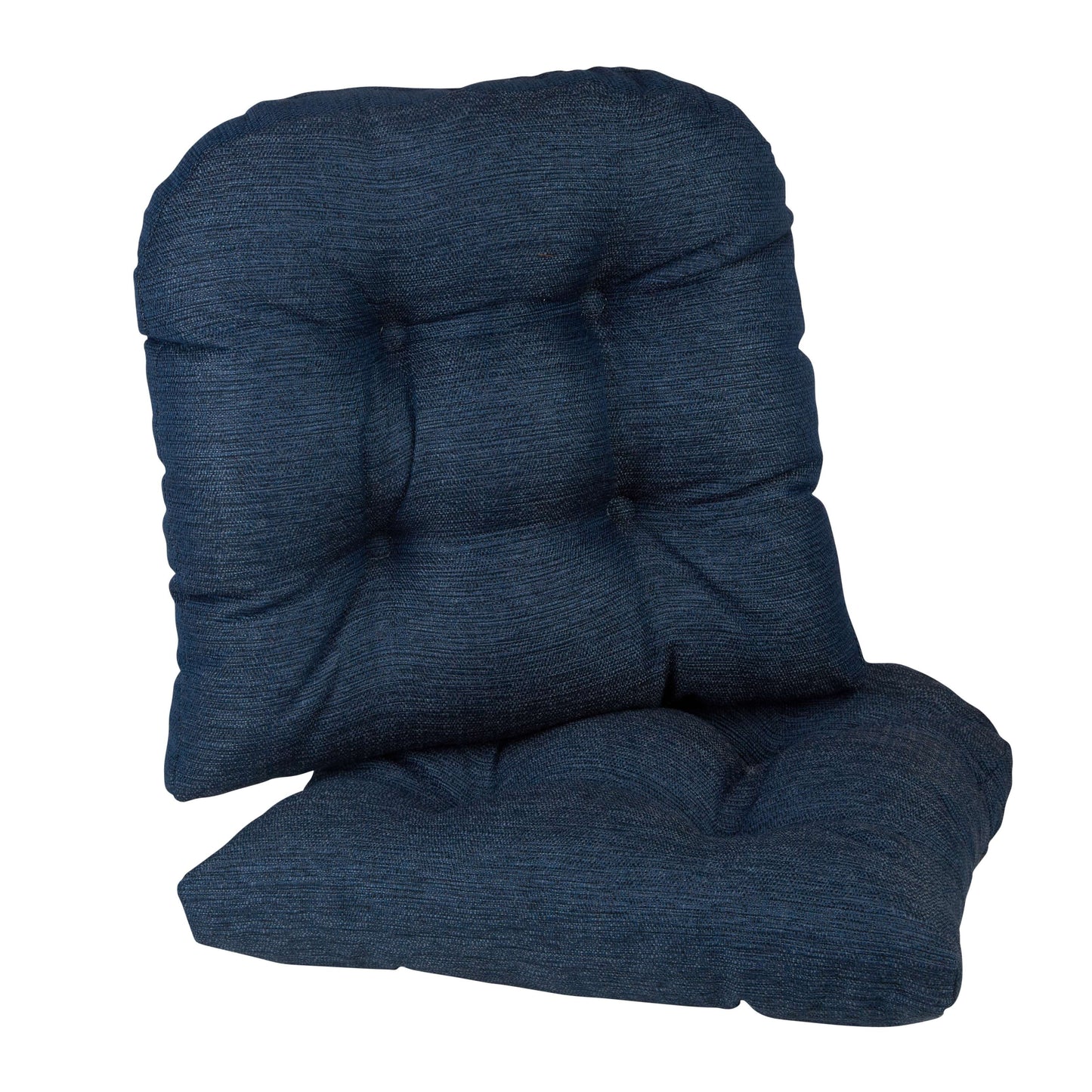 Gripper Non-Slip 15" x 15" Omega Tufted Universal Chair Cushions, Set of 2