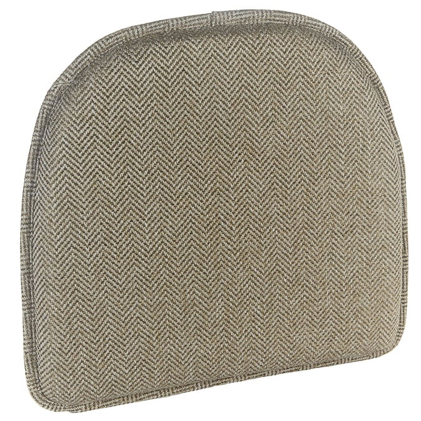 Gripper Non-Slip 15" x 16" Romero Tufted Chair Cushions, Set of 2