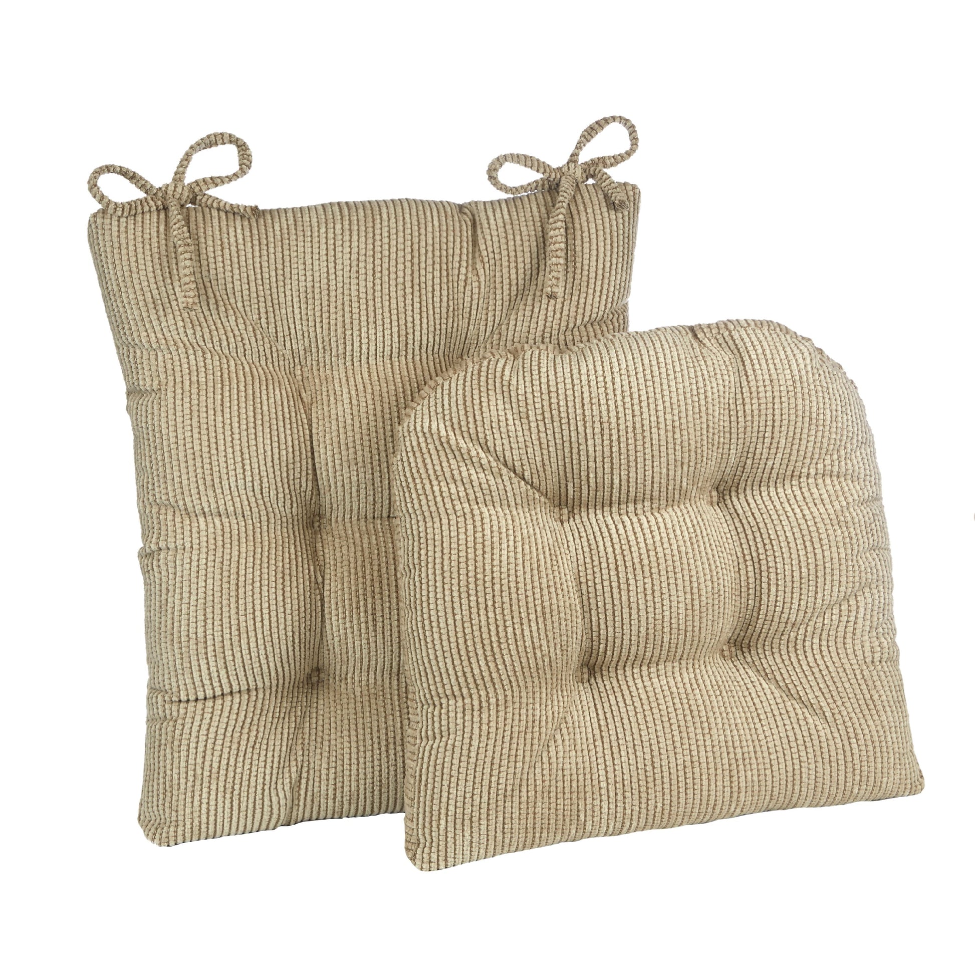 Gripper Non-Slip Ophellia Jumbo Universal Rocking Chair Cushion Set