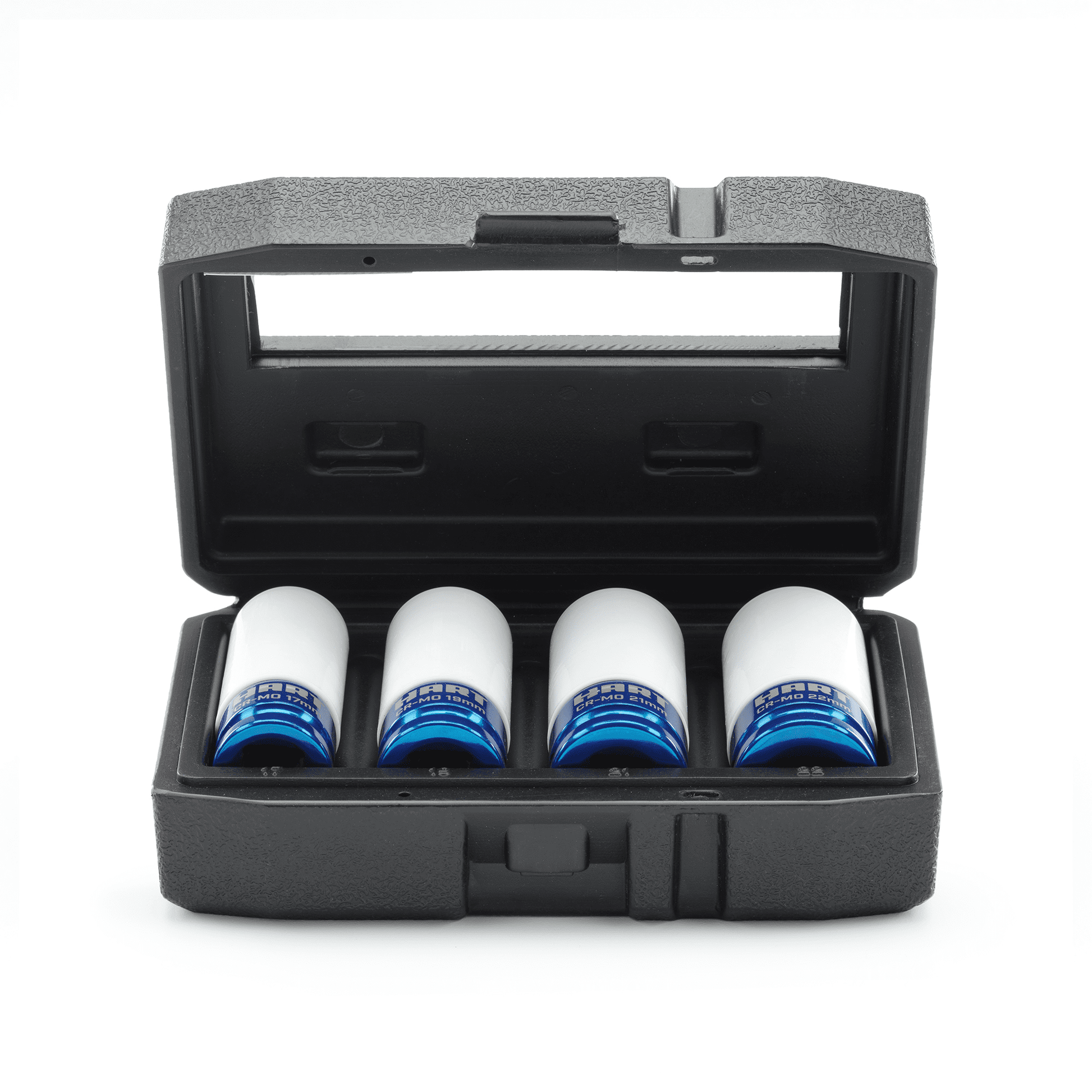 HART 1/2-inch Non-Marring Impact Socket Set (4-Piece), Standard Sockets