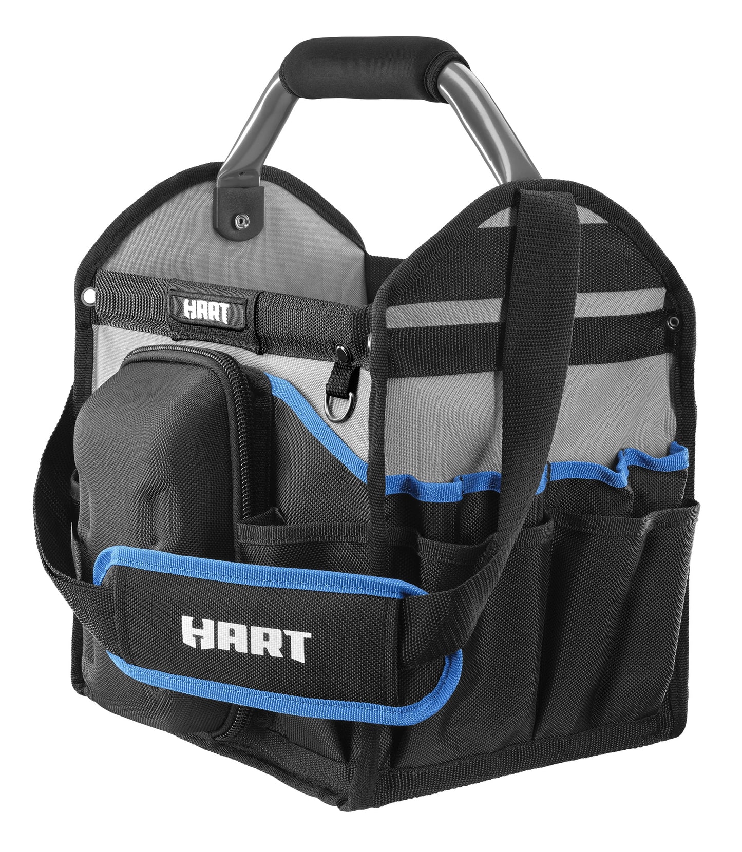 HART 12-inch Tool Tote with Rotating Handle