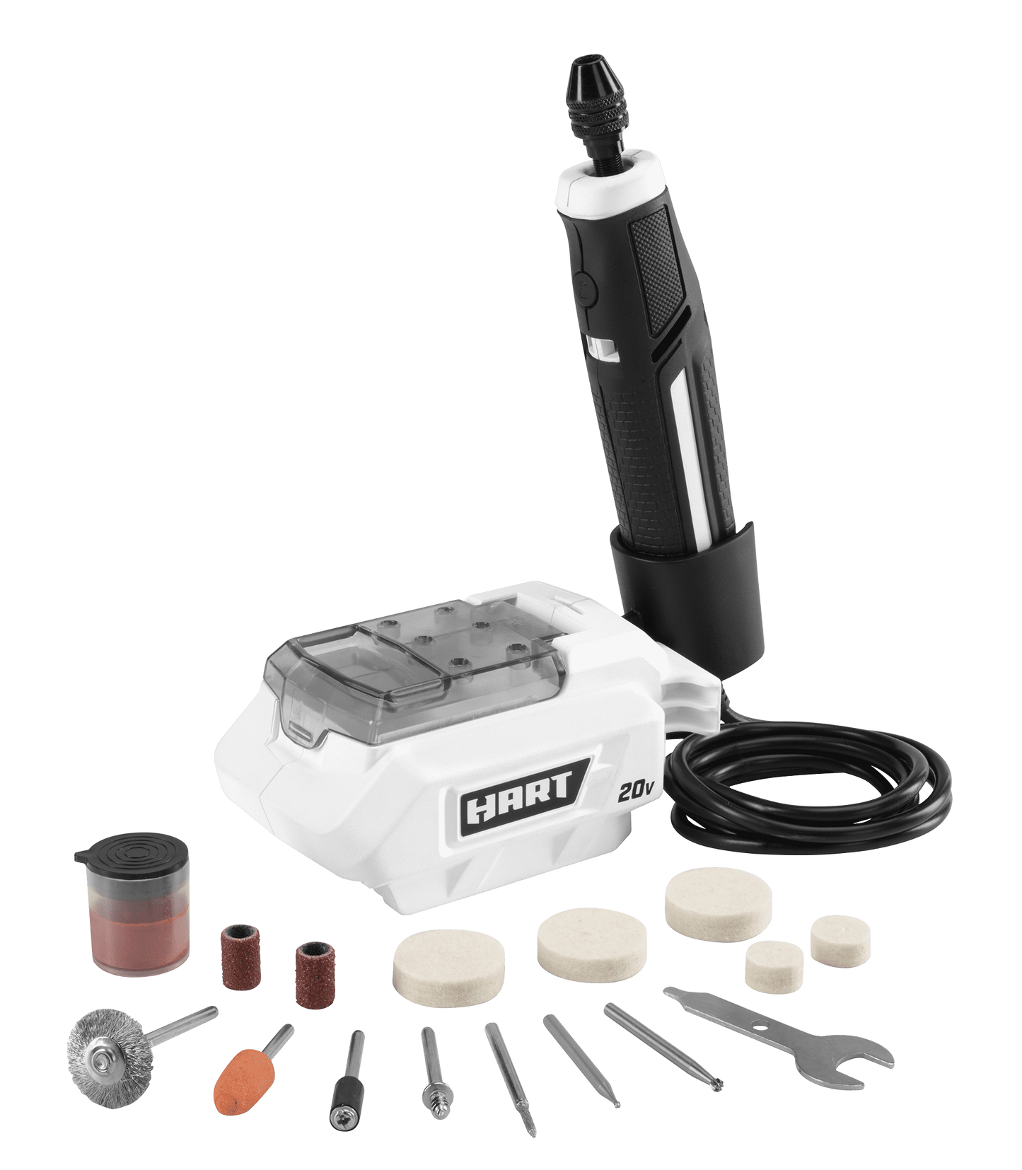 HART 20-Volt Precision Craft Rotary Tool (Battery Not Included)