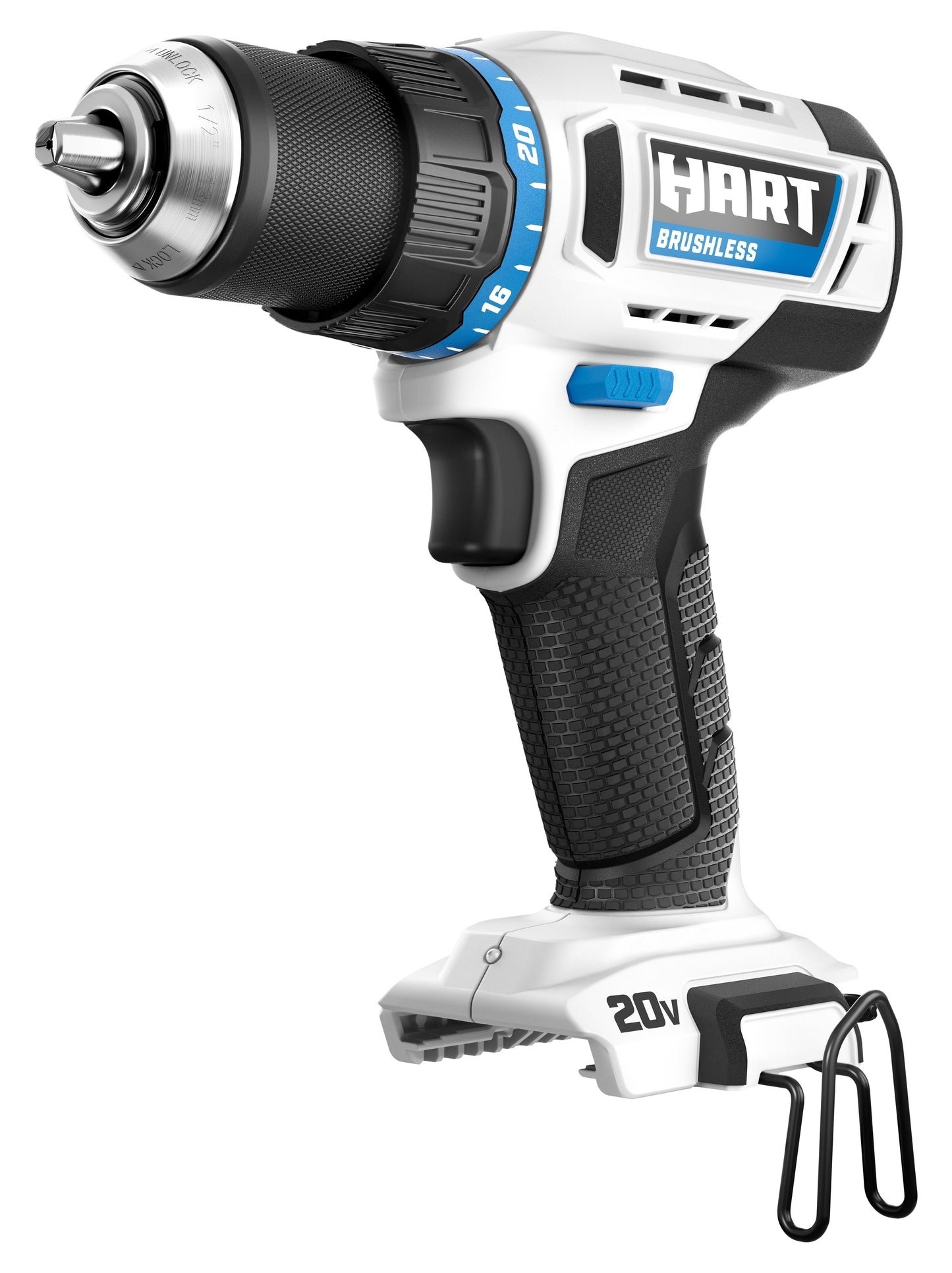 HART Cordless 20-Volt Brushless 1/2-inch Drill/Driver (Battery Not Included), New Condition