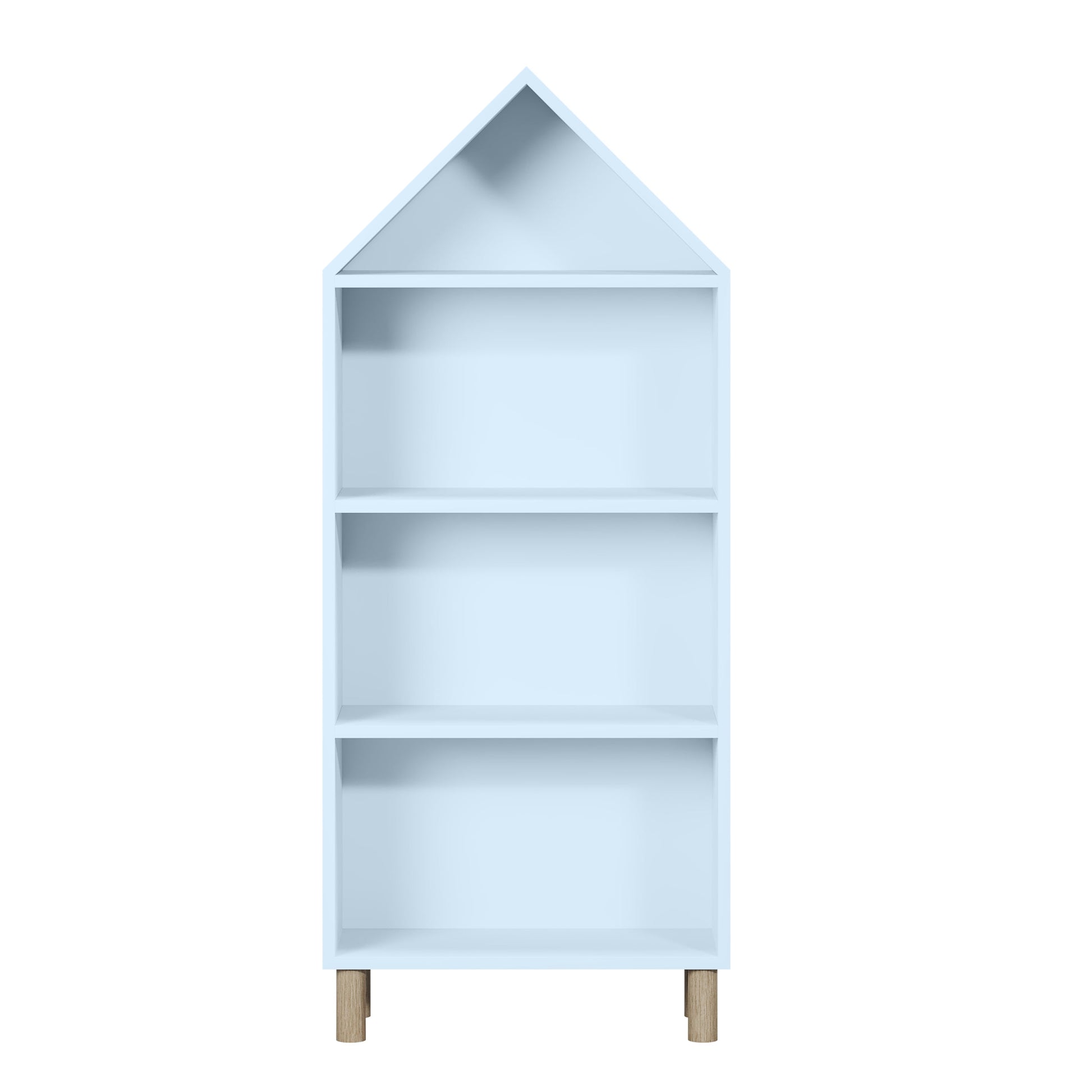 House of Happy, House Shaped Bookshelf, Blue