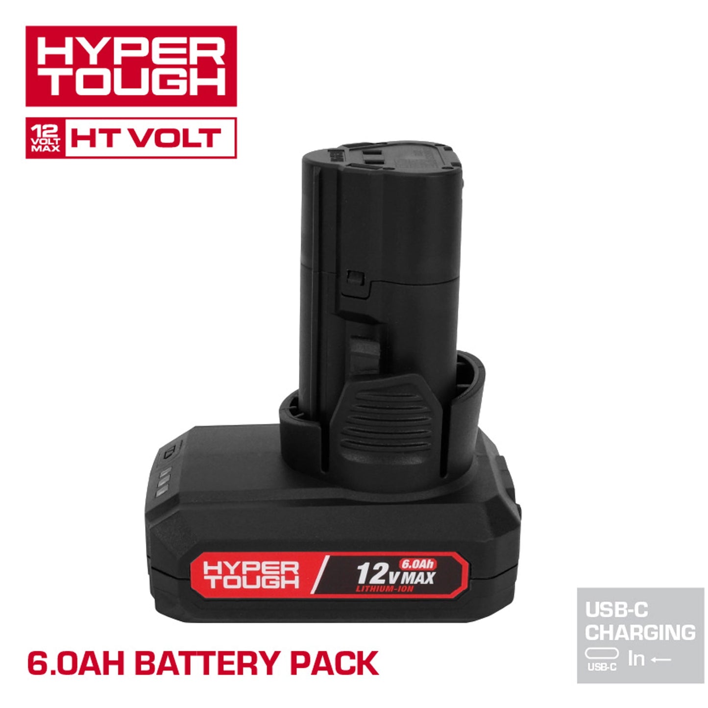 Hyper Tough 12V Max 6.0Ah Lithium-Ion Rechargeable Battery Pack