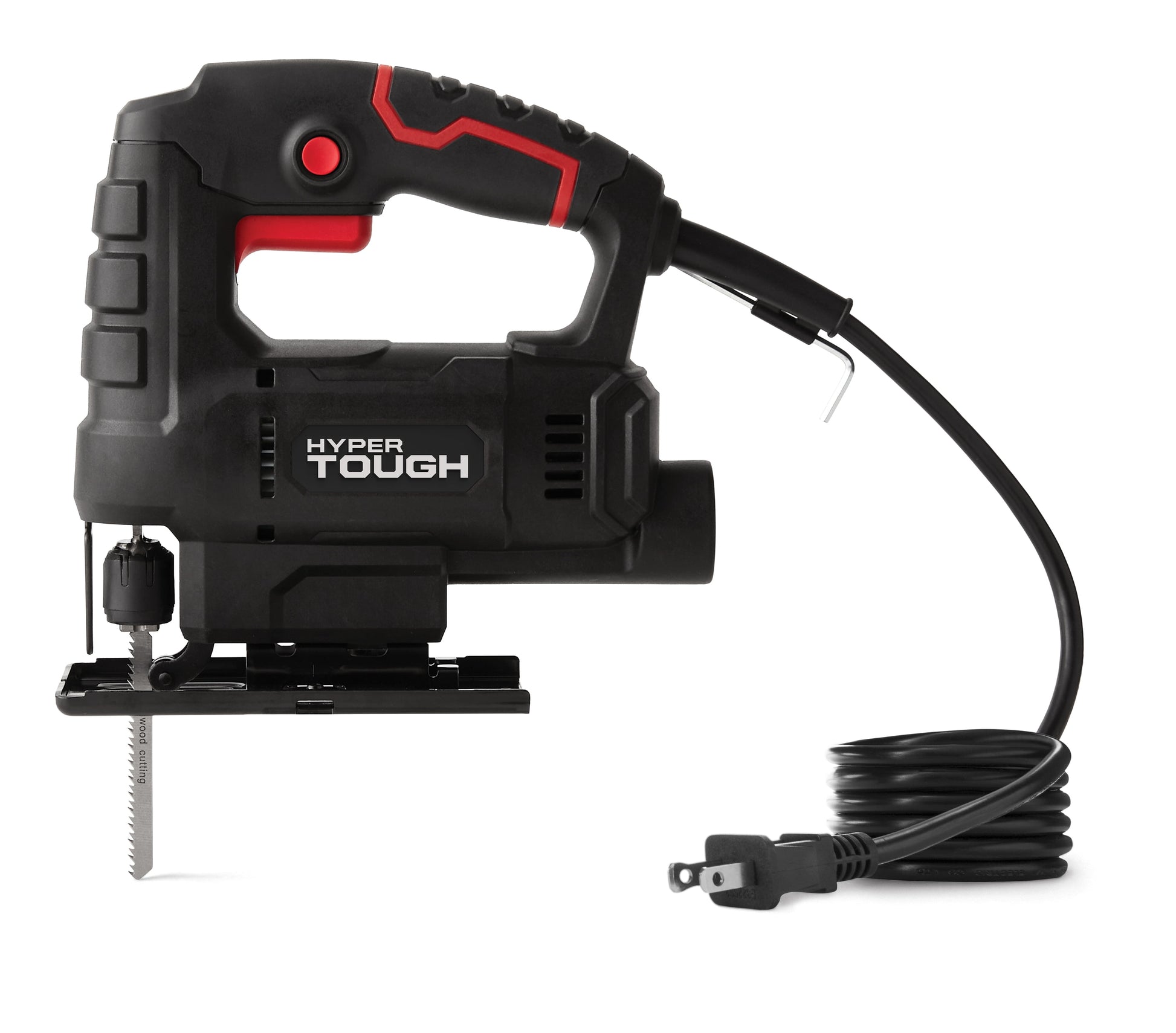 Hyper Tough 3.5-Amp Corded Jig Saw, Corded, 120 Volt, Model Number 44002, for Wood-Cutting
